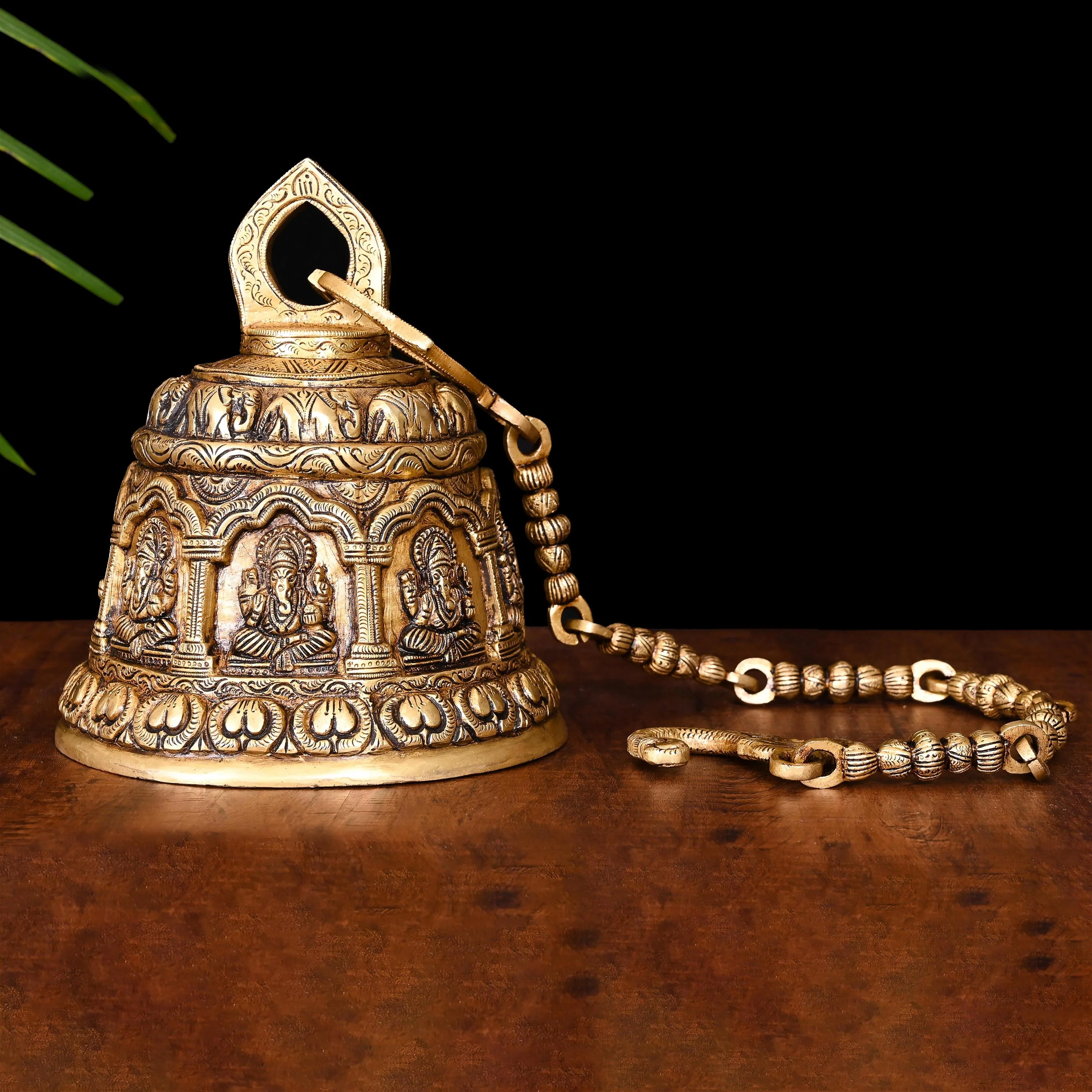 Brass Superfine Wall Hanging Temple Bell (33.5 Inch) - Image 9