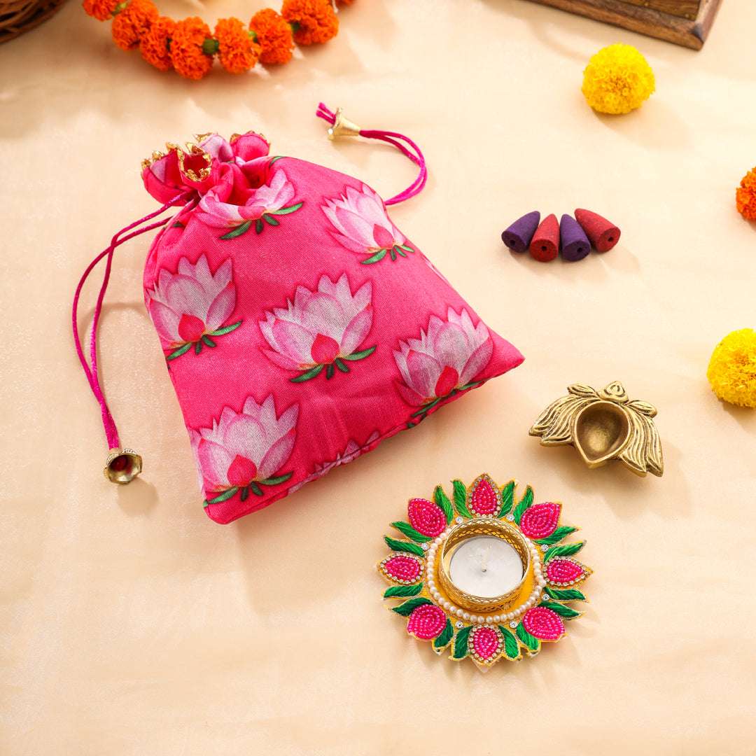 Brass Gift Festive Potli/Hamper - Image 3