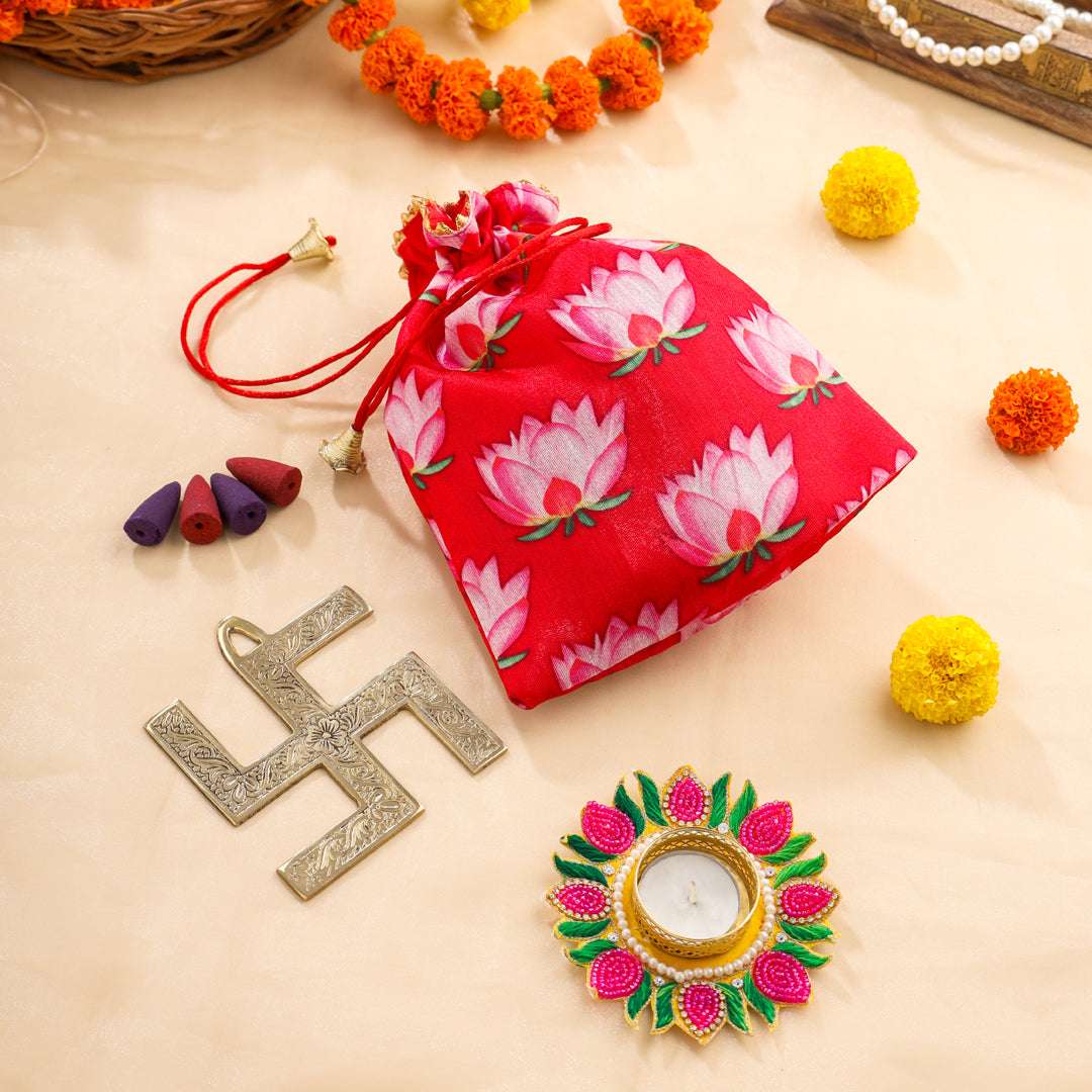 Brass Gift Festive Potli/Hamper - Image 7