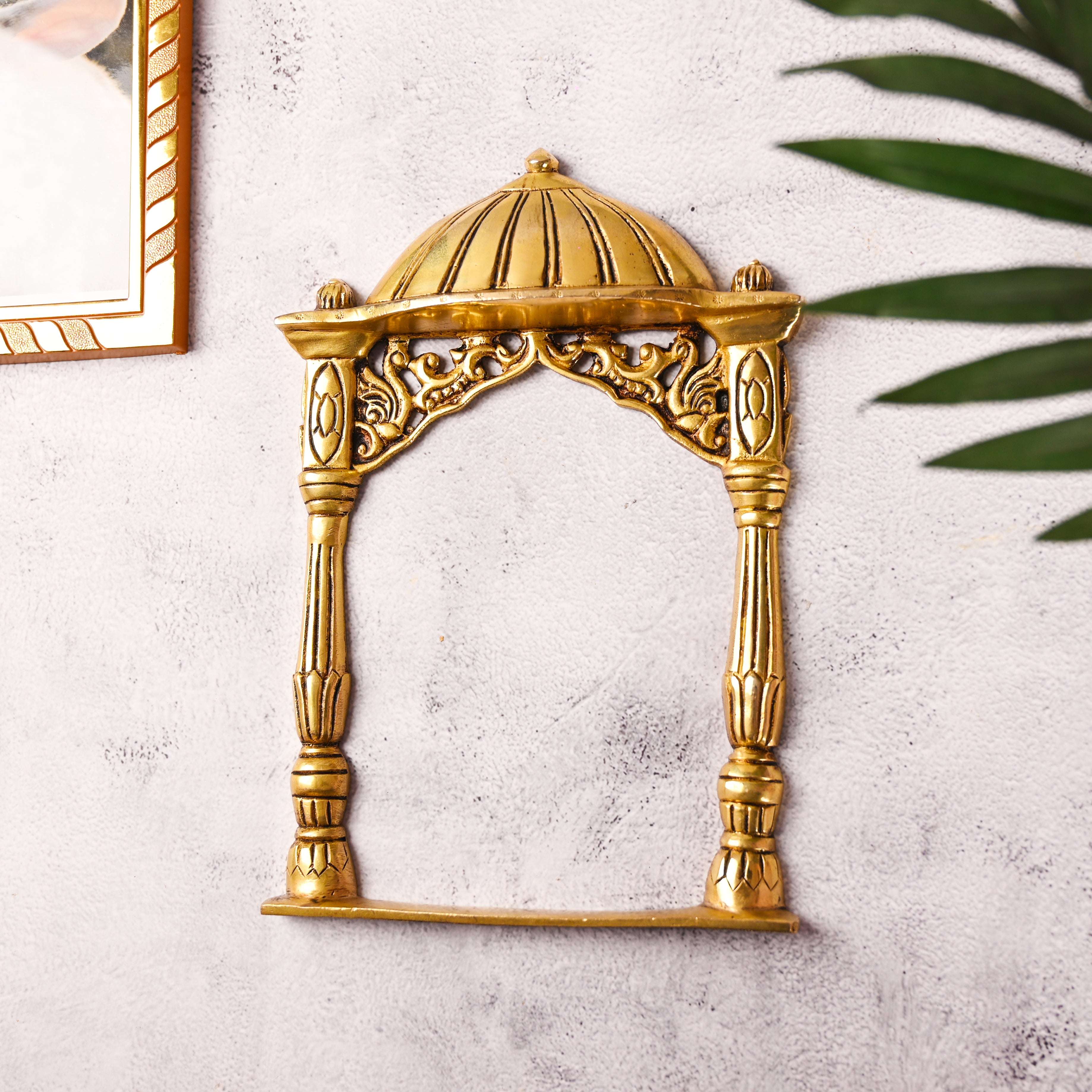 Brass Temple Frame Wall Hanging (10 Inch) - Image 3