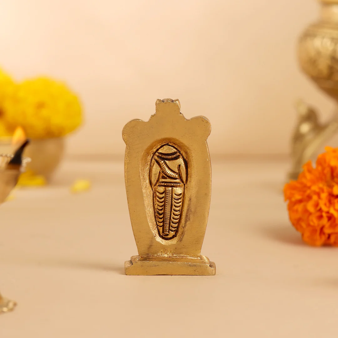 Brass Tirupati Balaji/Venkateshwar Idol (2.8 Inch) - Image 3