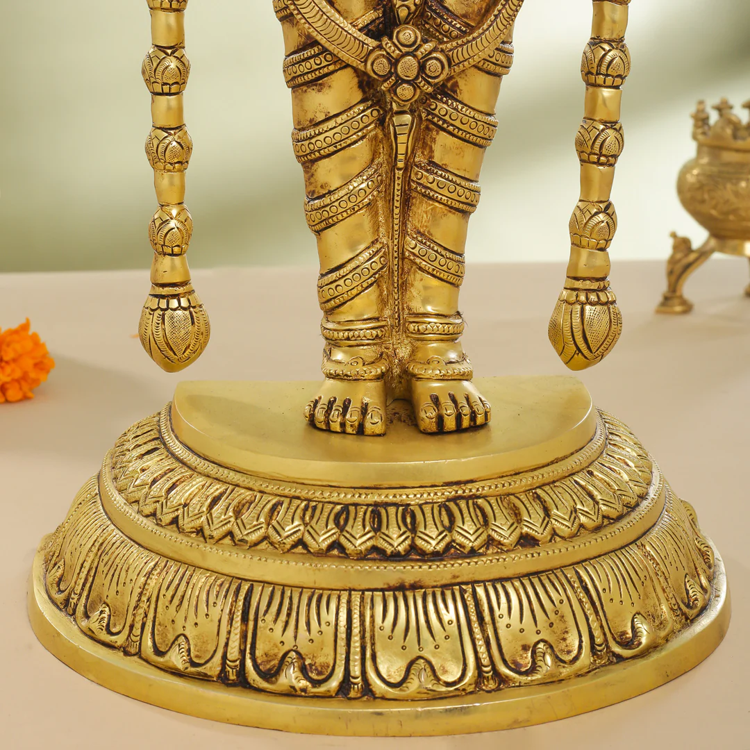 Brass Tirupati Balaji/Venkateshwar Idol (23 Inch) - Image 9