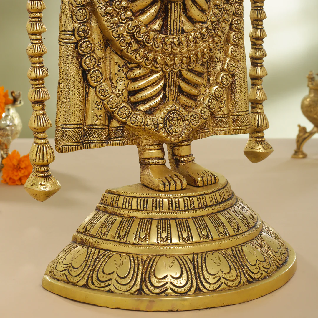 Brass Tirupati Balaji/Venkateshwar Idol (25 Inch) - Image 9