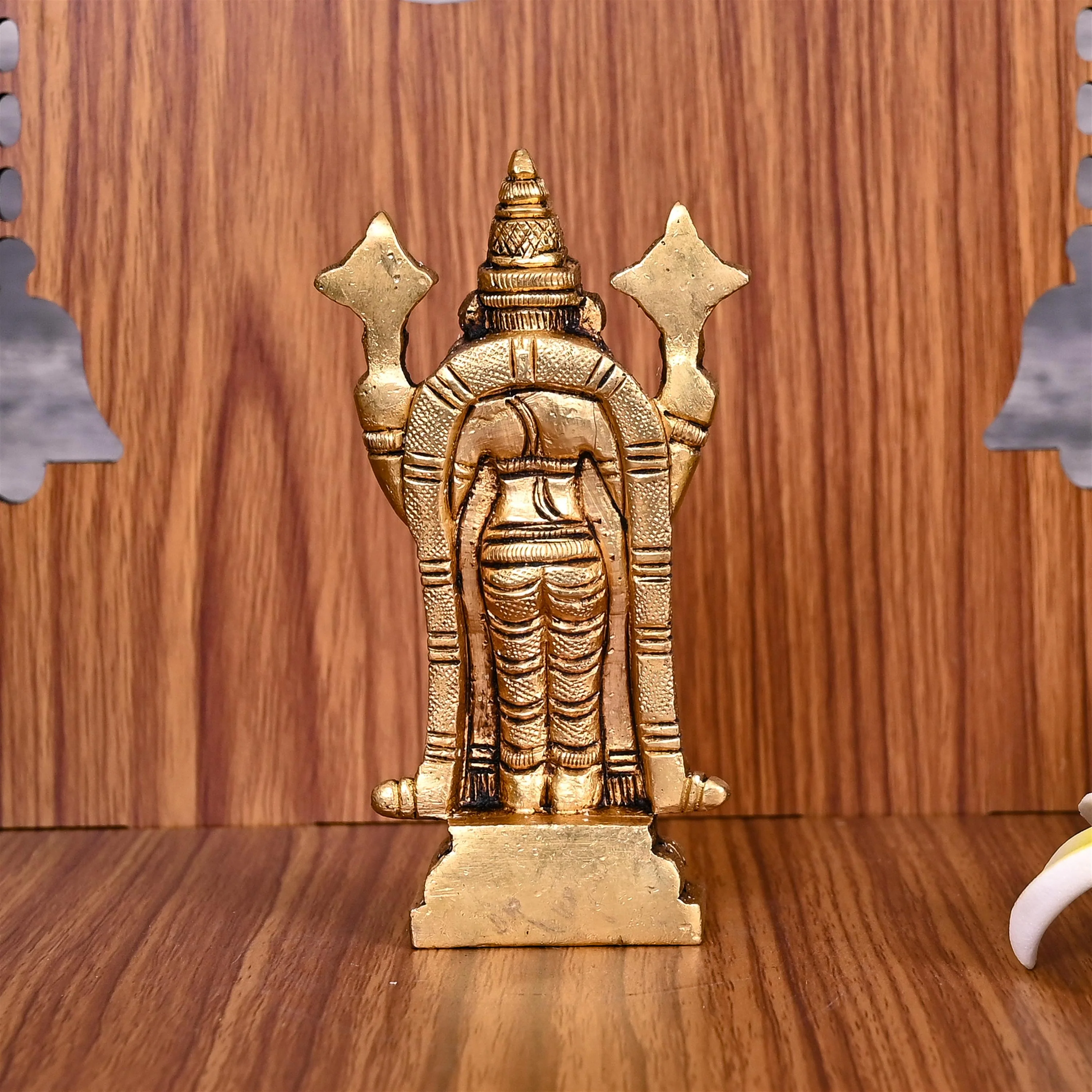 Brass Tirupati Balaji/Venkateshwar Idol (4 Inch) - Image 3