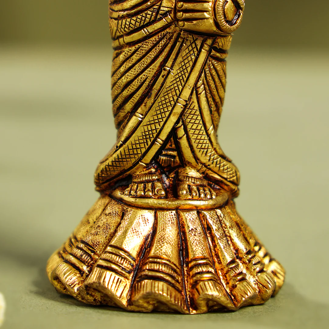 Brass Tirupati Balaji/Venkateshwar Idol Table Top - Image 6