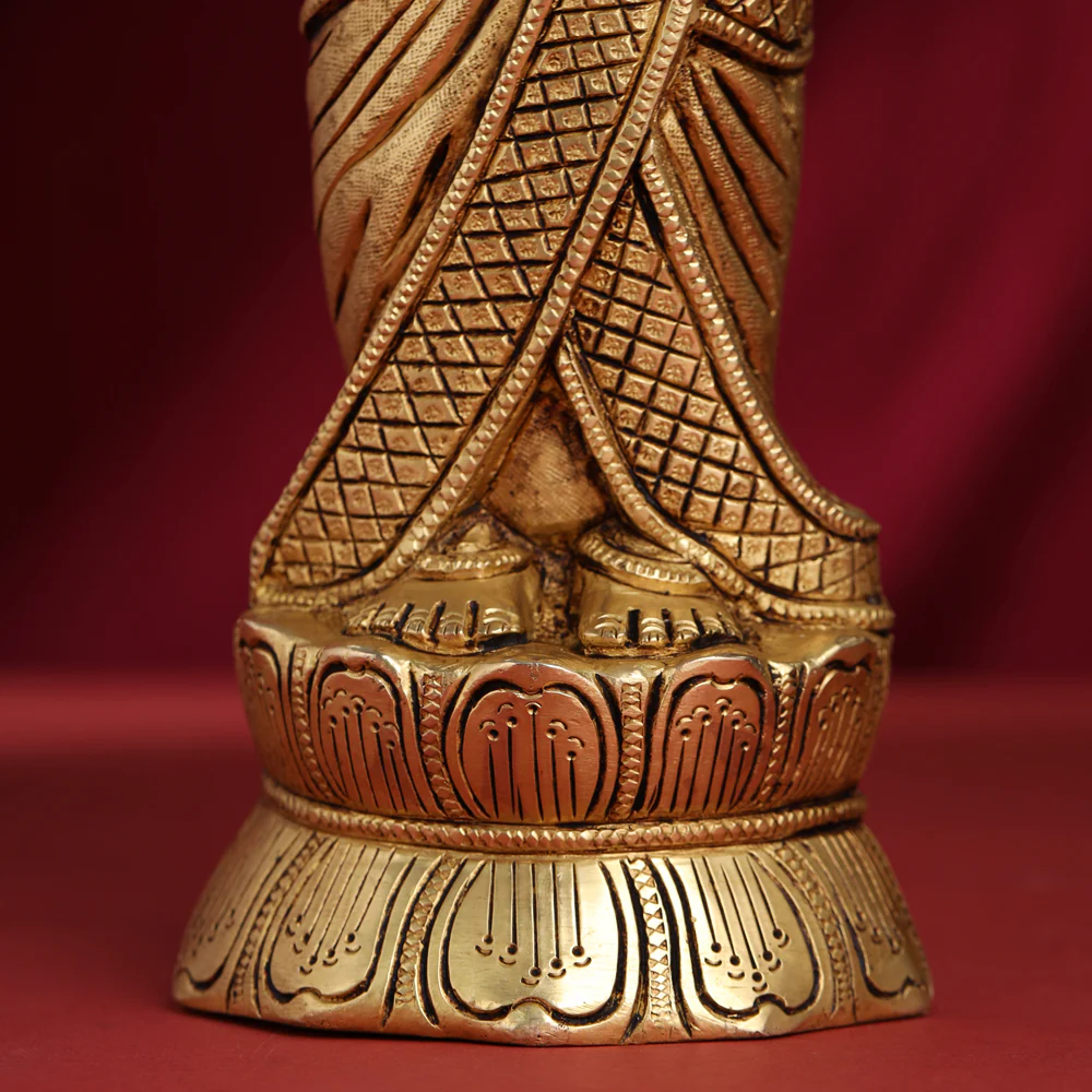Brass Tirupati Balaji/Venkateshwar Idol Wall Hanging (15.5 Inch) - Image 5