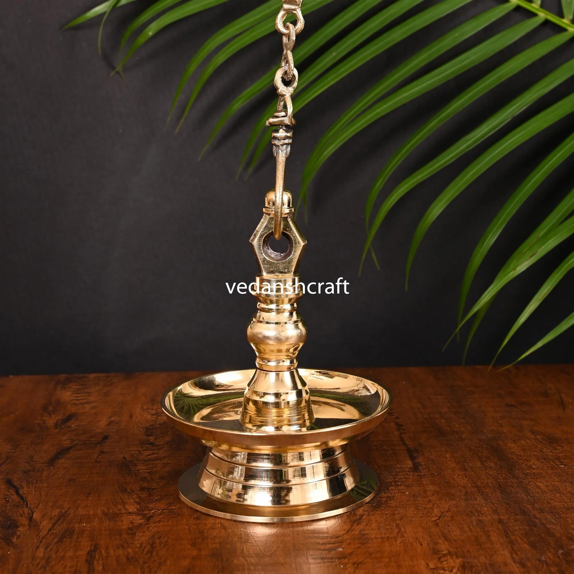 Brass Traditional Hanging Samai/Diya - Image 4
