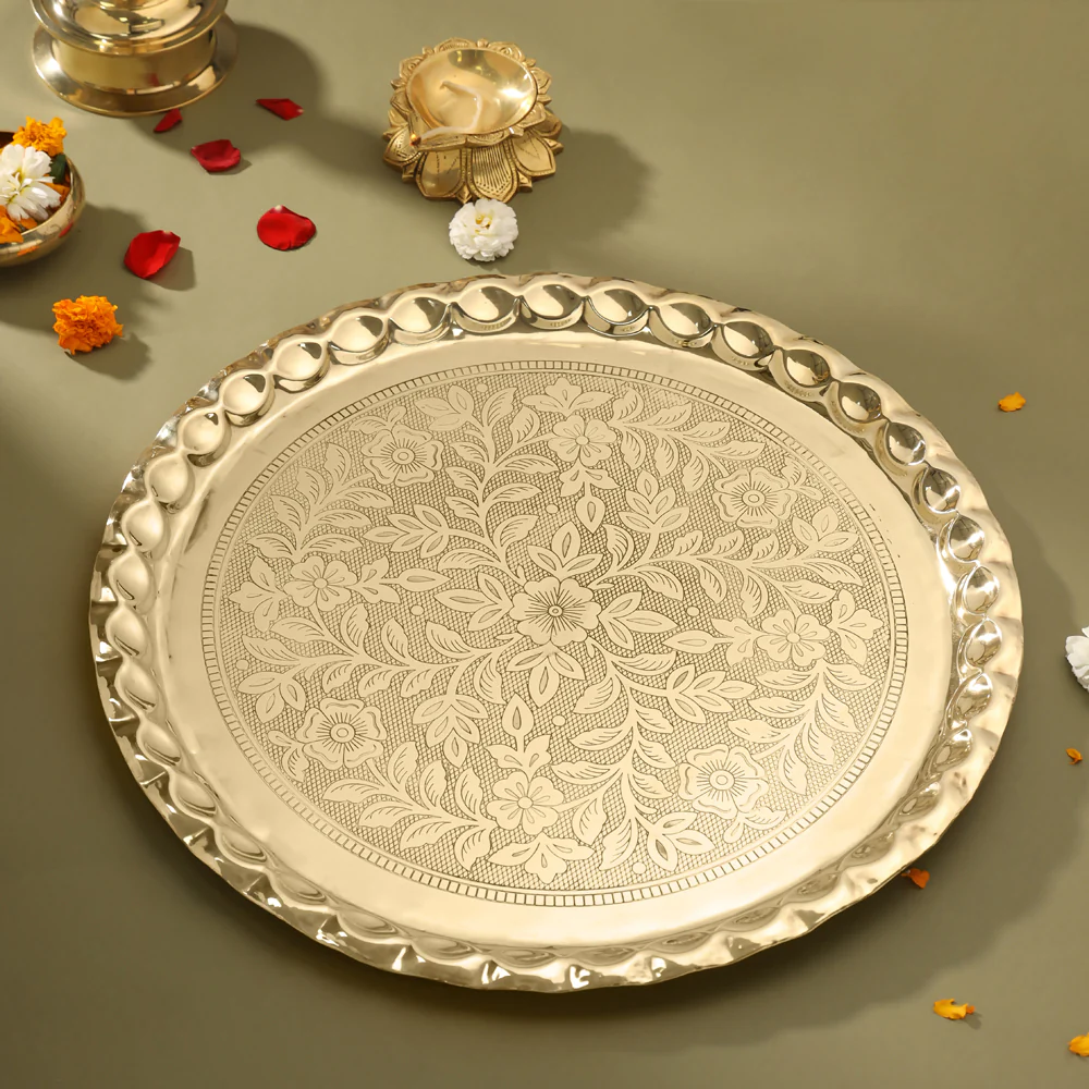 Brass Traditional Pooja Thal