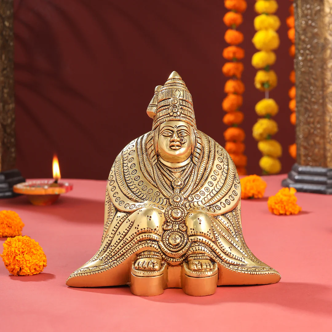 Brass Tulja Bhavani Idol