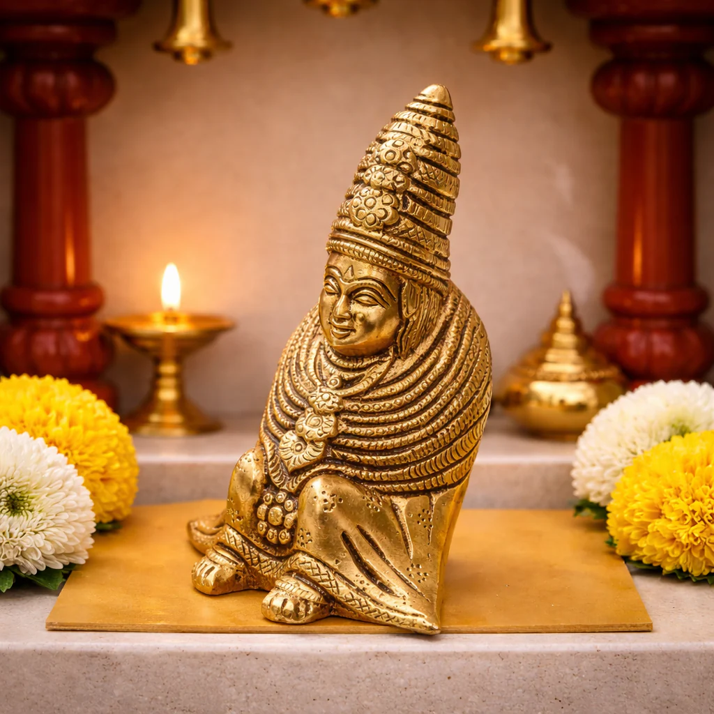 Brass Tulja Bhavani Idol - Image 11