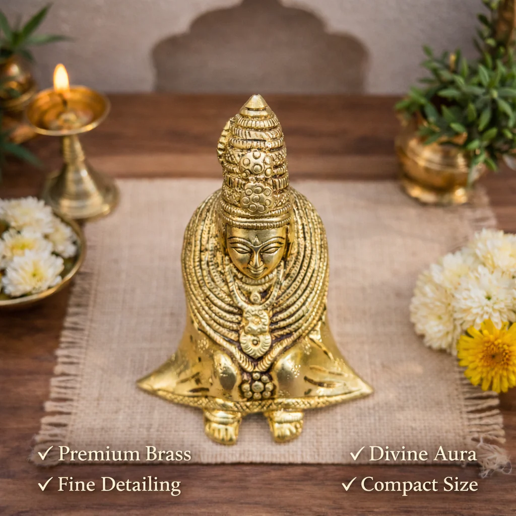 Brass Tulja Bhavani Idol - Image 14
