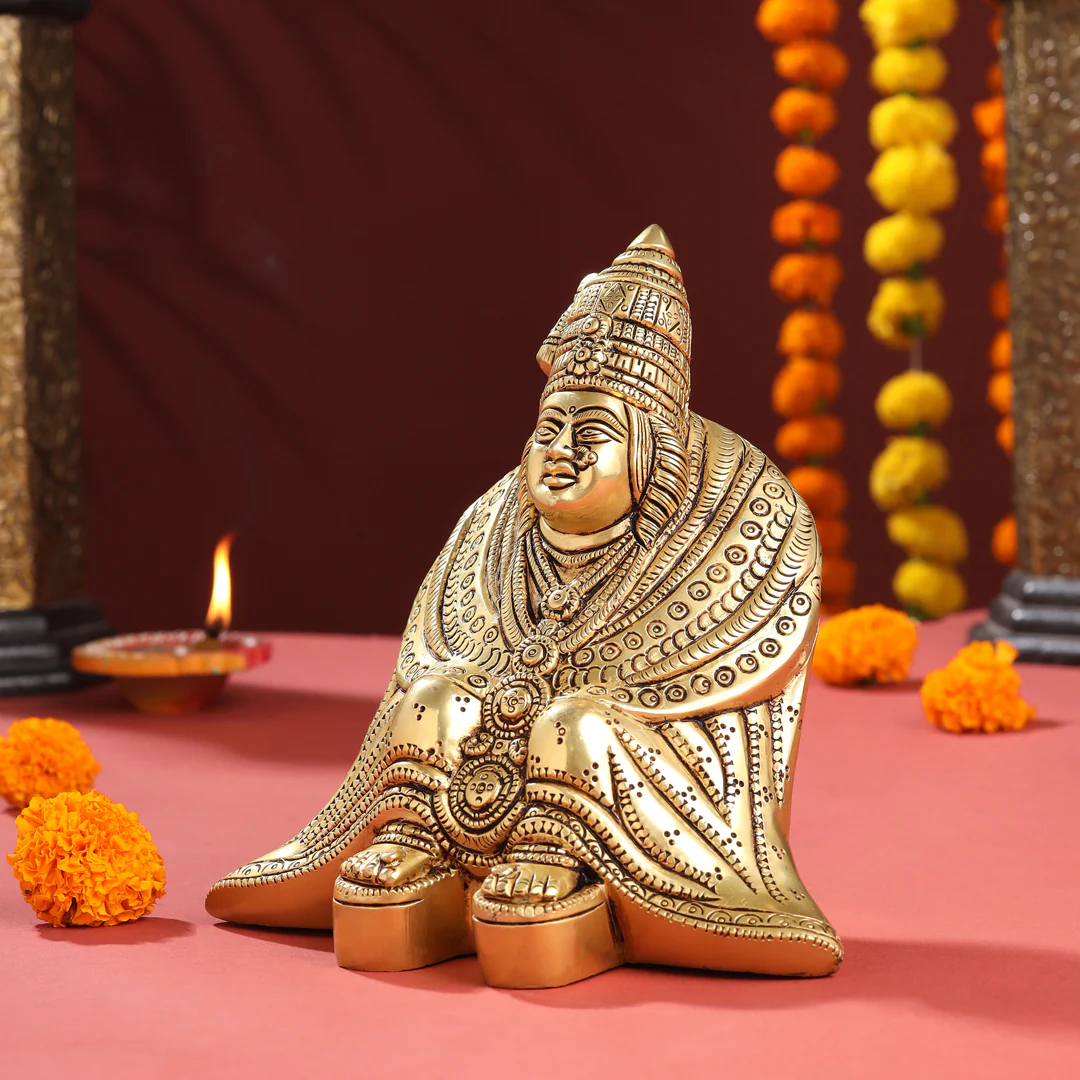 Brass Tulja Bhavani Idol - Image 2