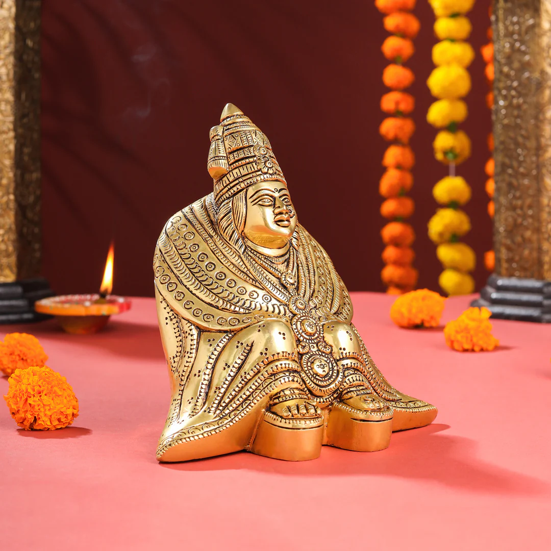 Brass Tulja Bhavani Idol - Image 3