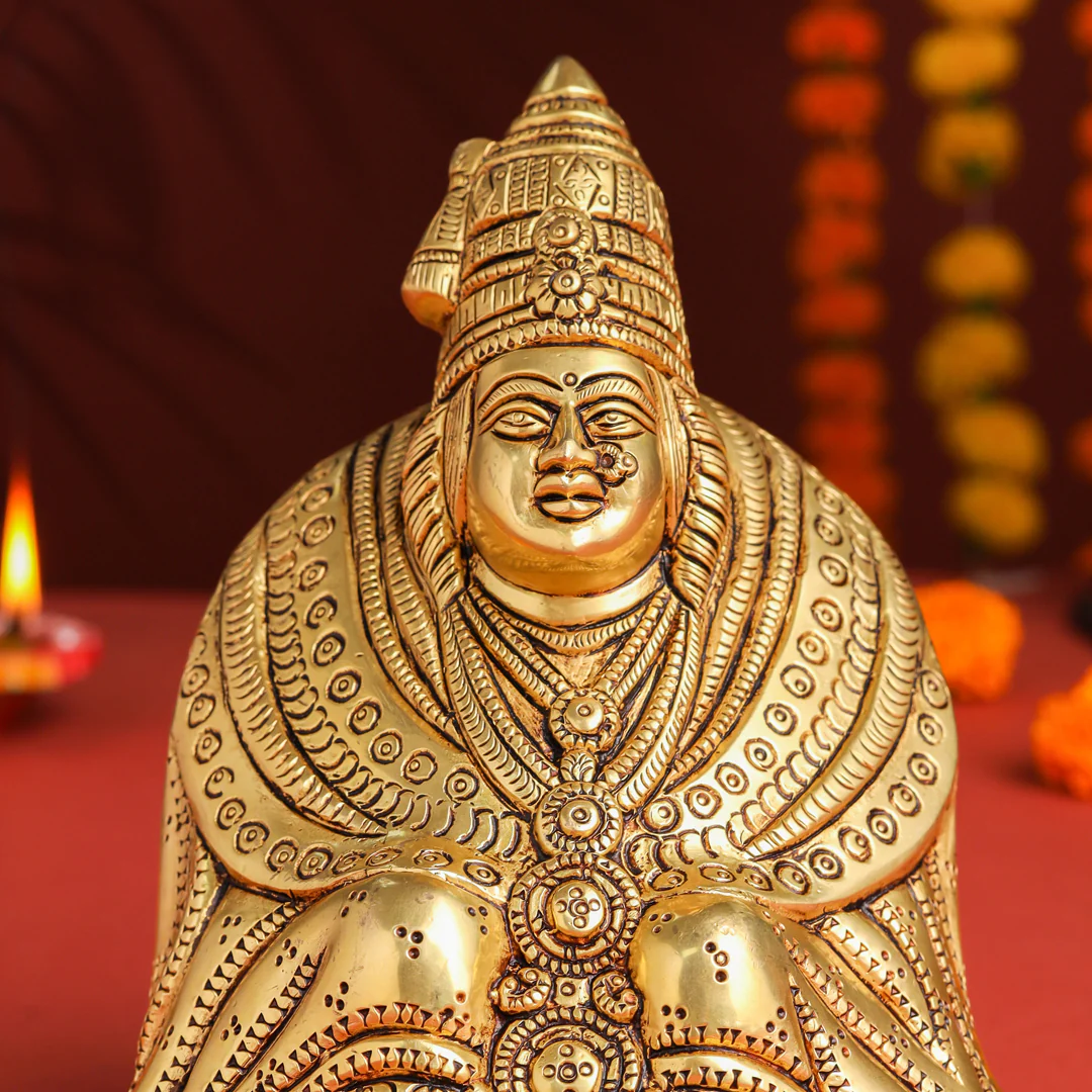 Brass Tulja Bhavani Idol - Image 4