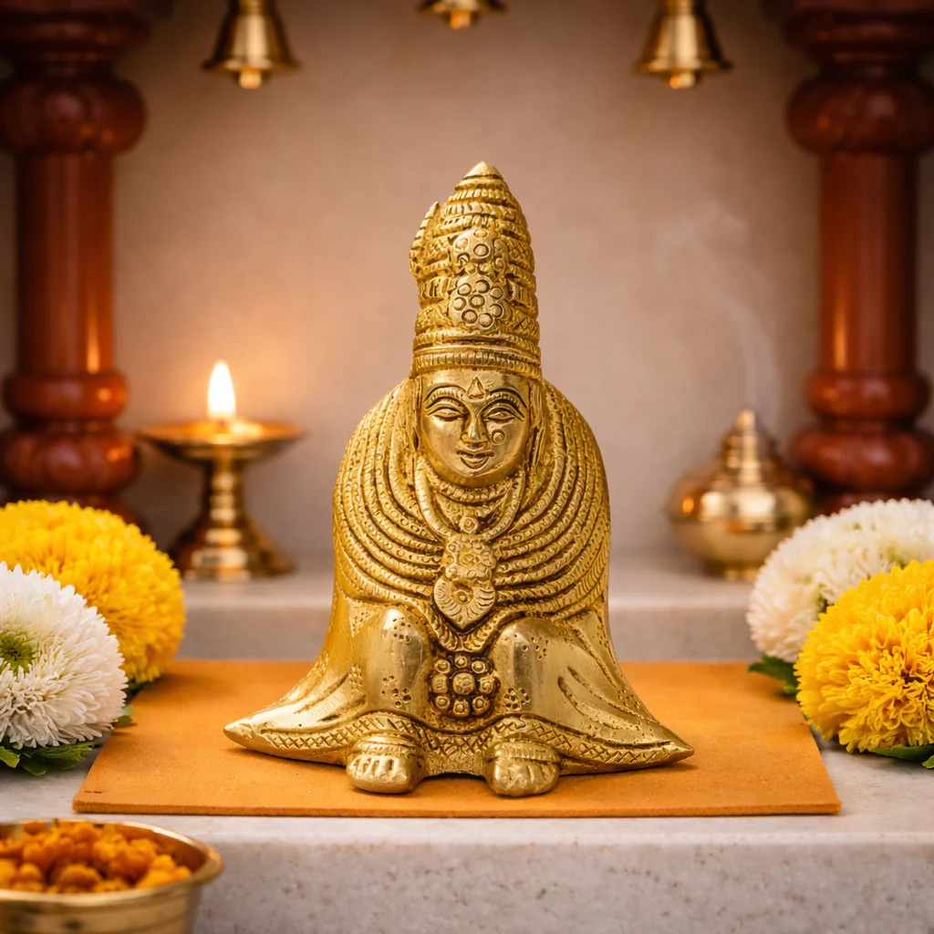 Brass Tulja Bhavani Idol - Image 9