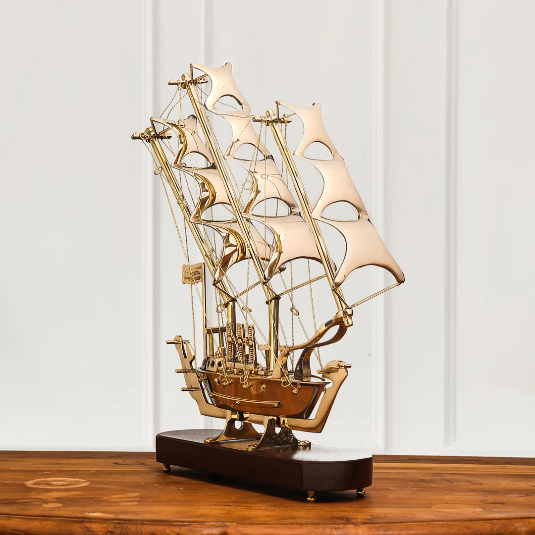 Brass Vintage Sailor'S Ship (14.5 Inch) - Image 3