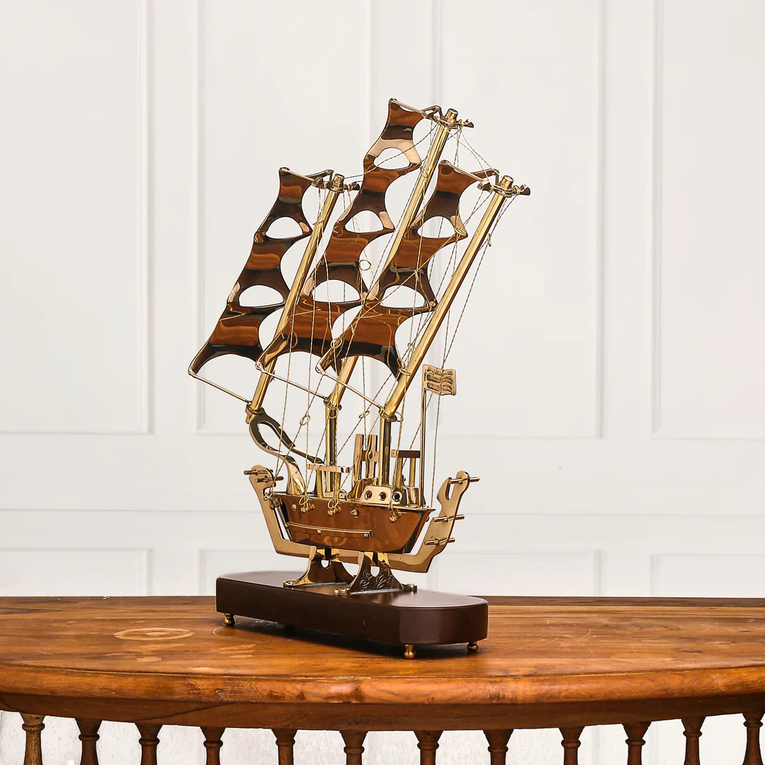 Brass Vintage Sailor'S Ship (14.5 Inch) - Image 4