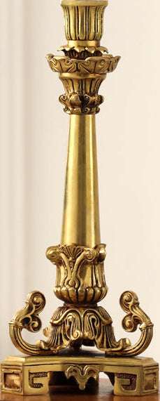 Brass Candle Stand Holder (10.9 Inch) - Image 2