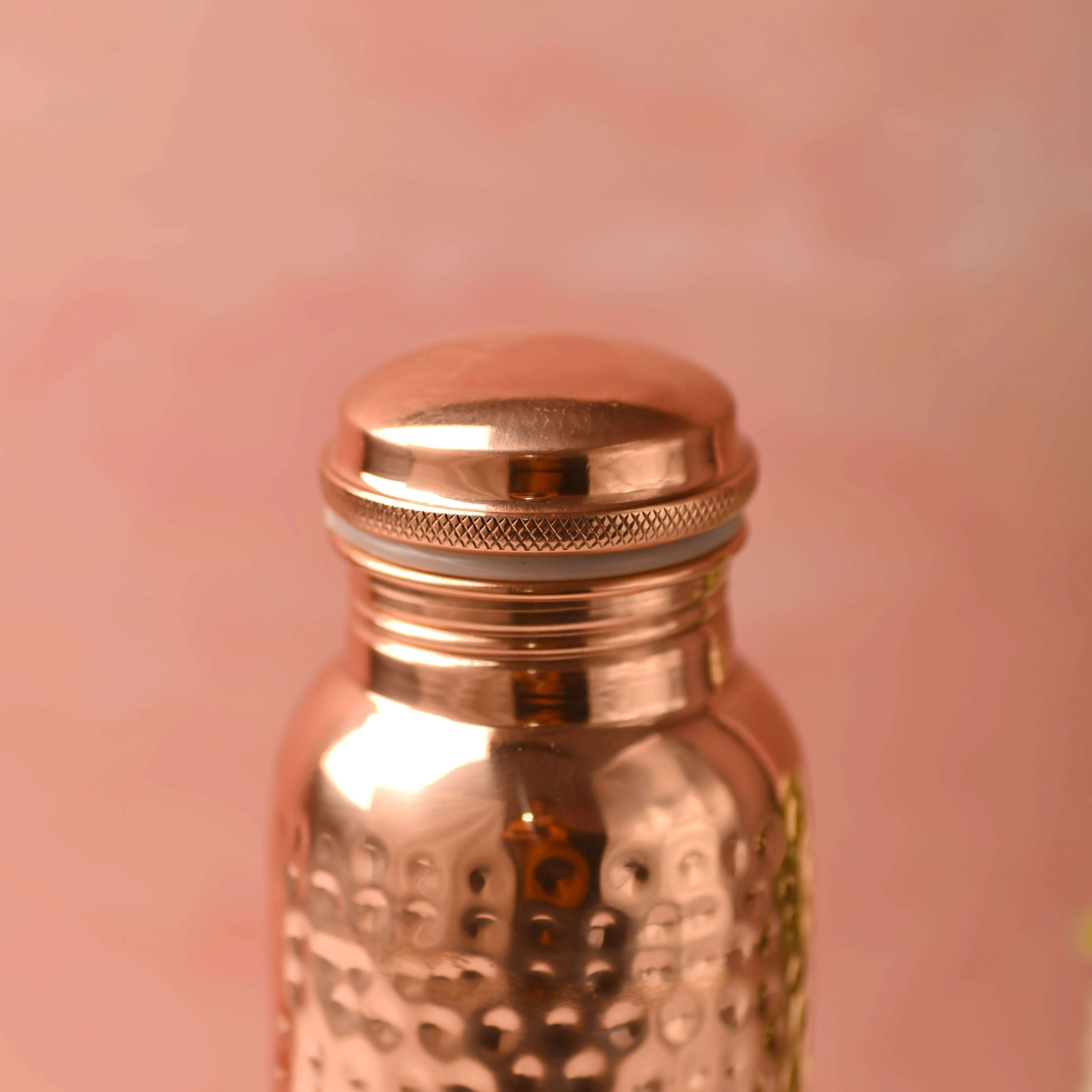 Copper Hammered Water Bottle (10.5 Inch) - Image 4
