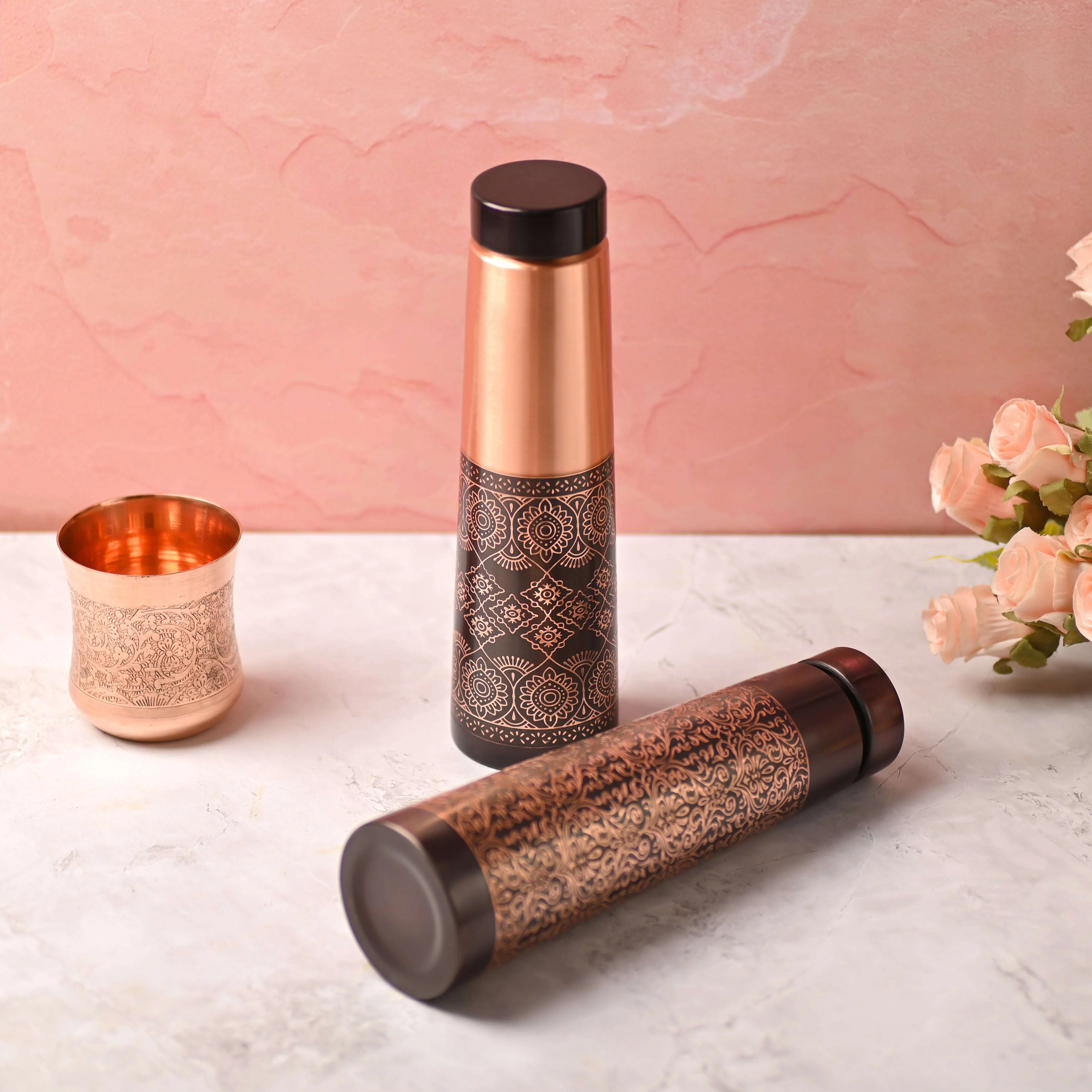 Copper Premium Pen Sparkle Bottle (10.5 Inch) - Image 3