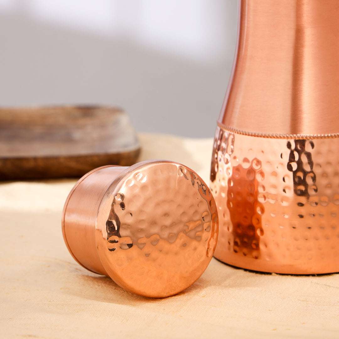 Copper Water Bottle (8 Inch) - Image 4