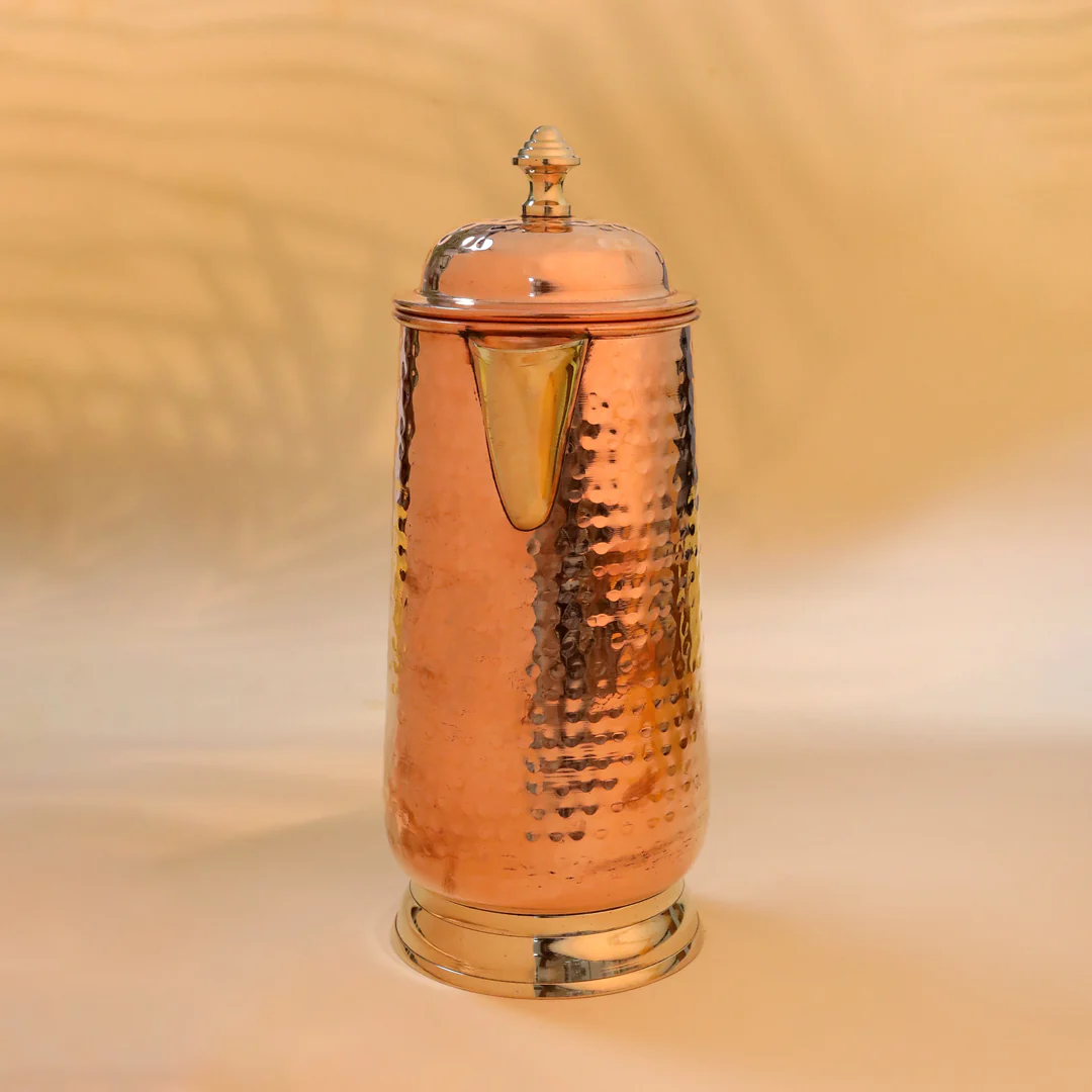 Copper Water Jug (11.5 Inch) - Image 2
