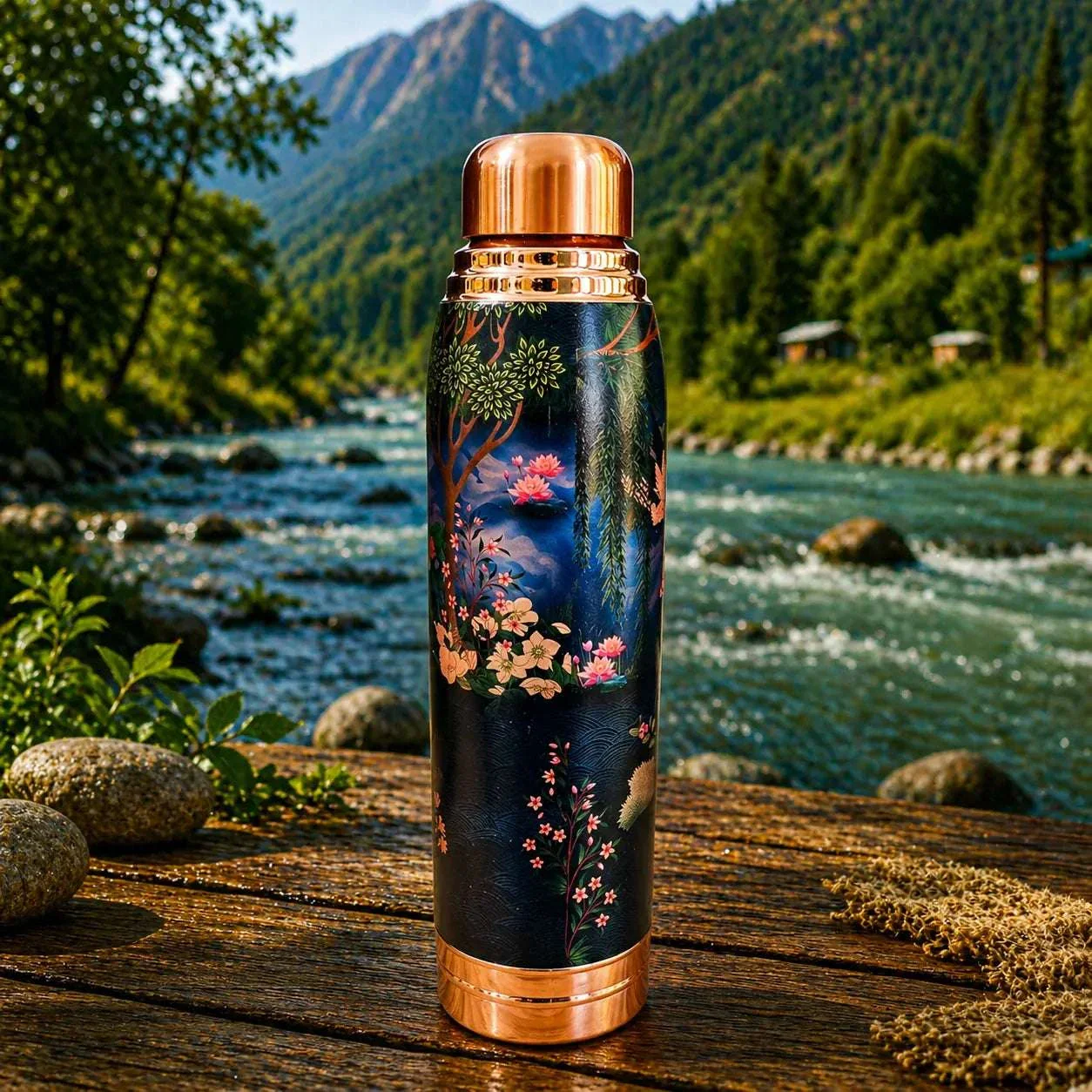 Copper Water Bottle (11.5 Inch) - Image 5