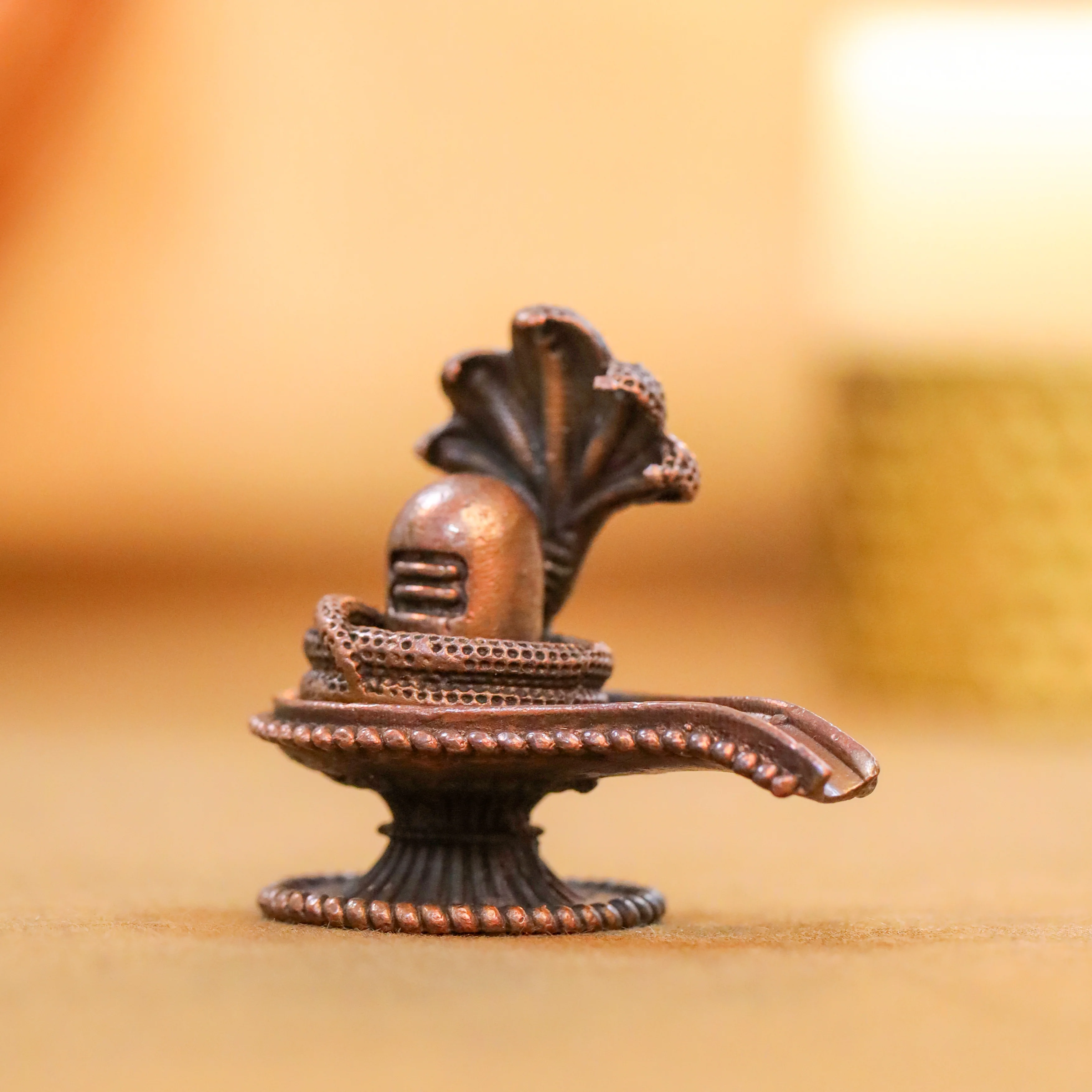 Copper Shivling/Shivlingam Idol (1.8 Inch) - Image 2