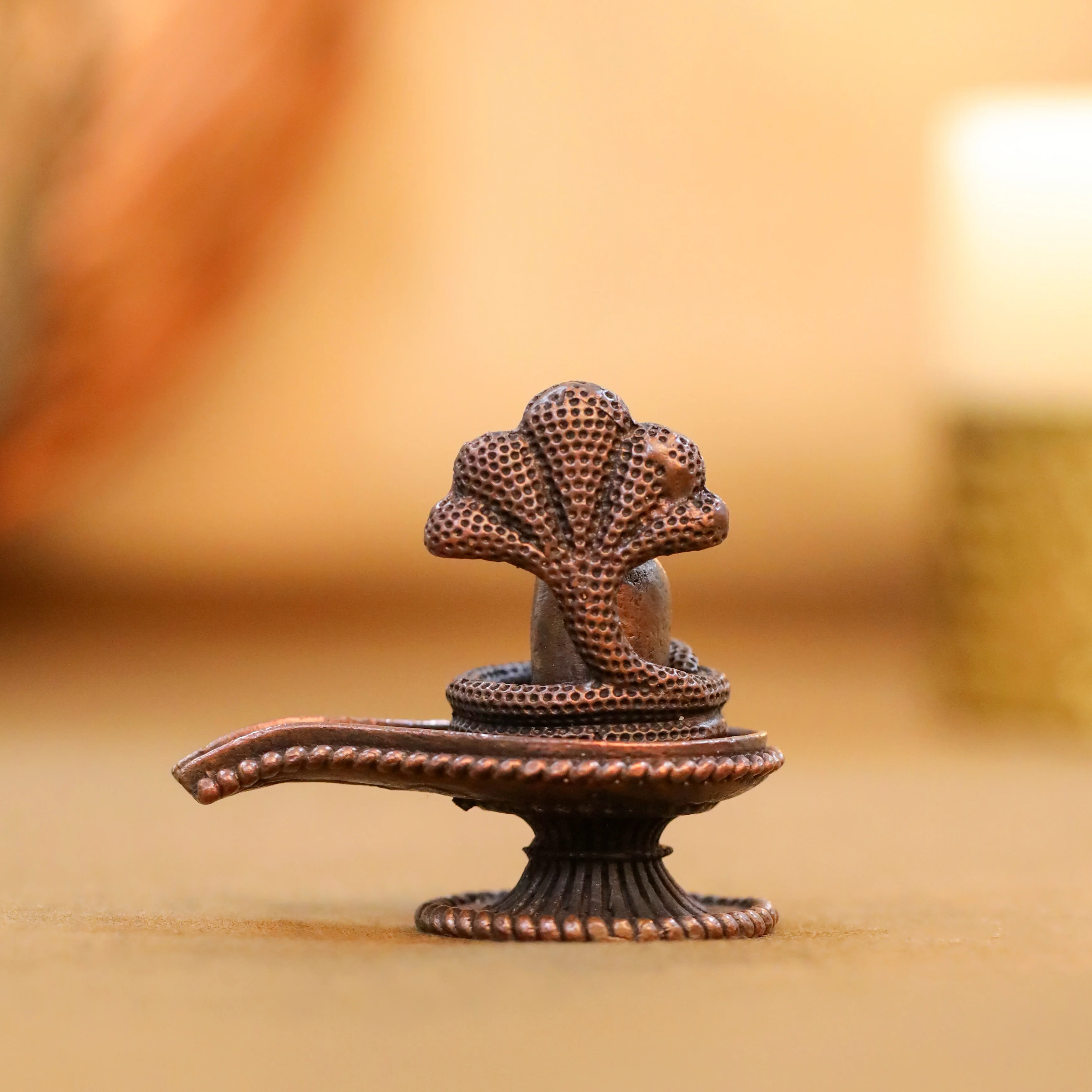 Copper Shivling/Shivlingam Idol (1.8 Inch) - Image 4