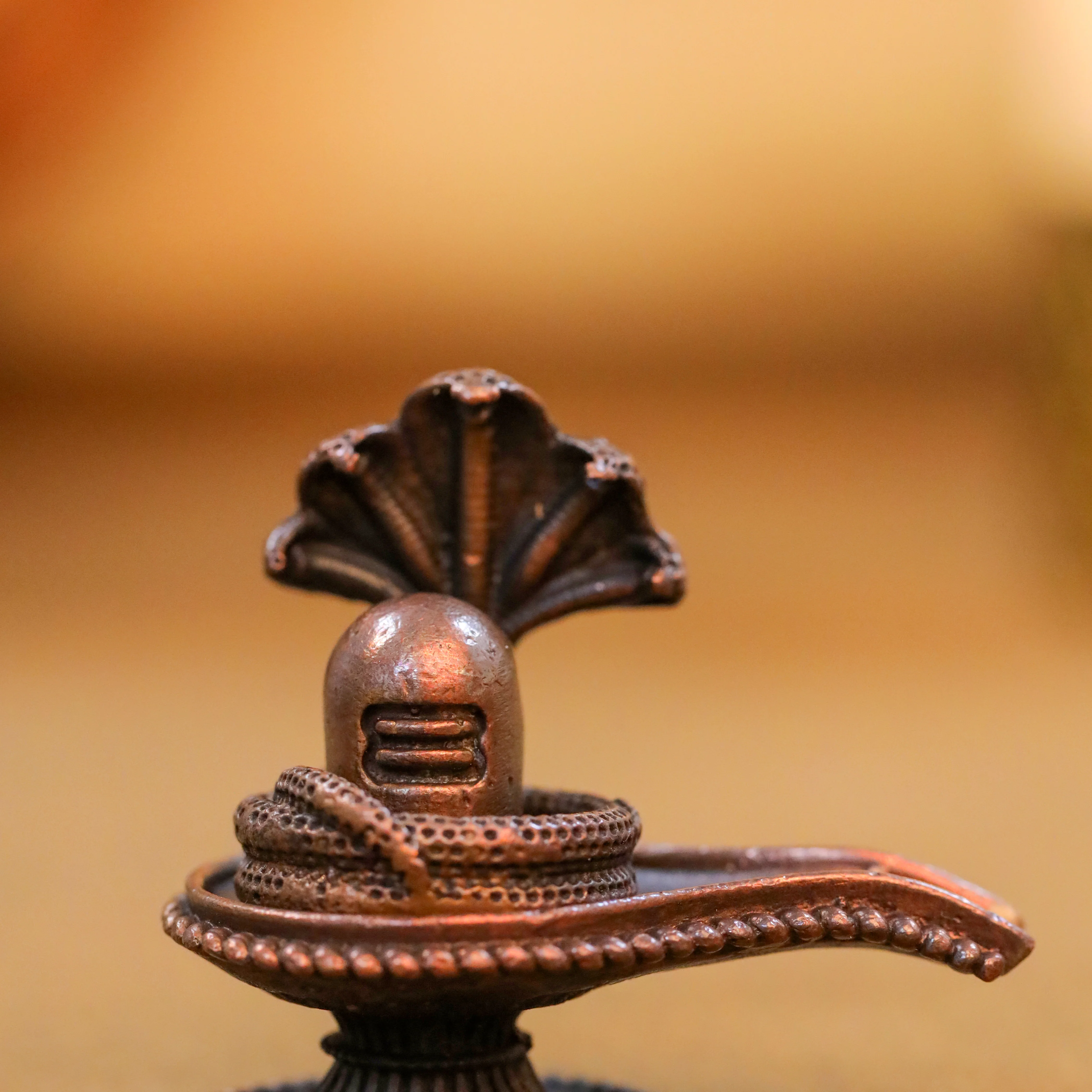 Copper Shivling/Shivlingam Idol (1.8 Inch) - Image 5