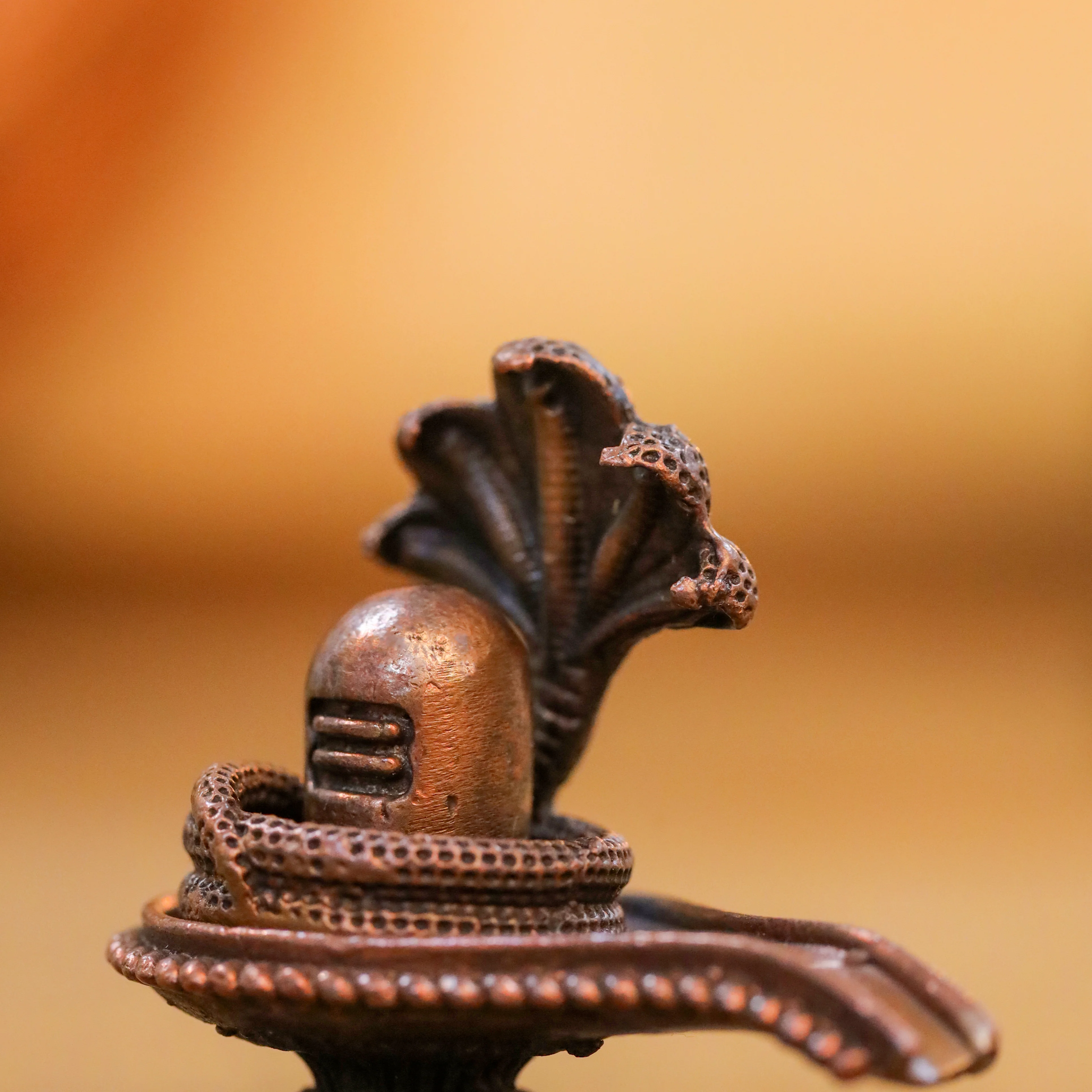 Copper Shivling/Shivlingam Idol (1.8 Inch) - Image 6