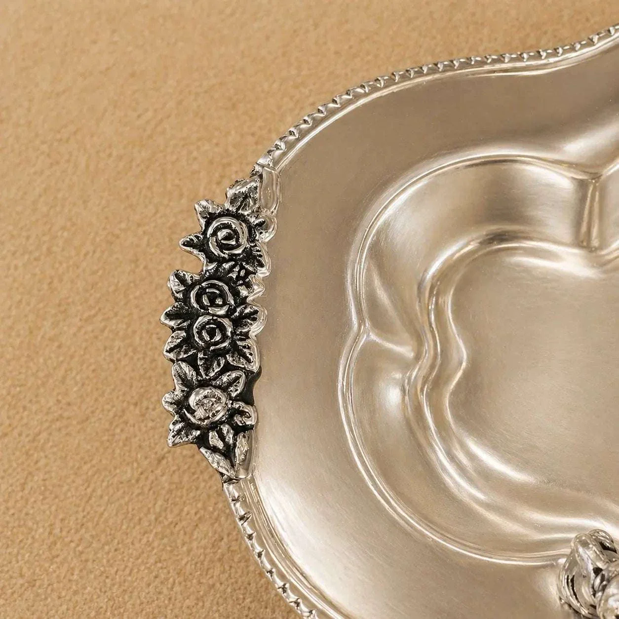Brass Oval Decorative Dish Bowl / Platter - Image 8
