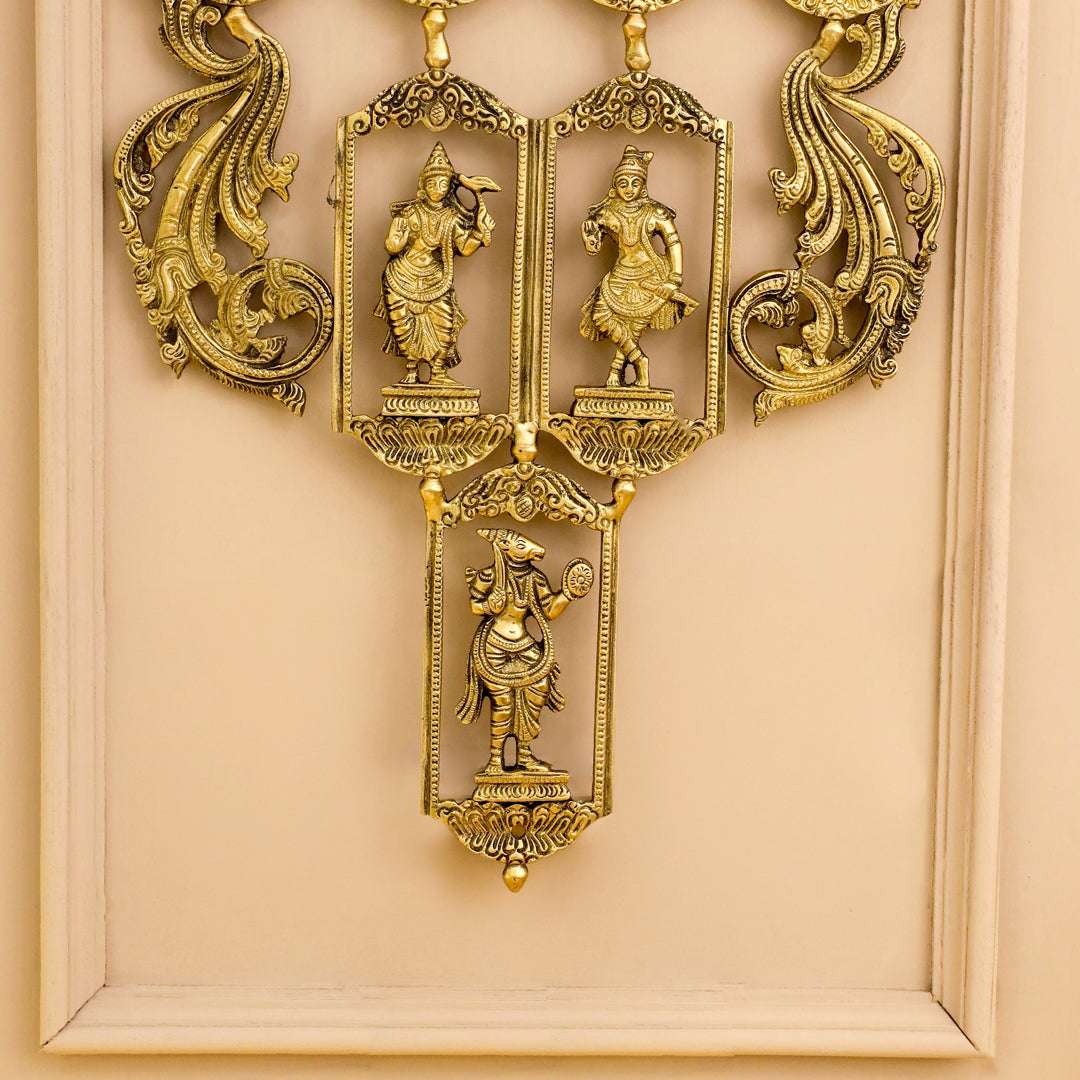 BRASS Dashavatara / VISHNU AVATAR WALL HANGING (29.5 INCH) - Image 5