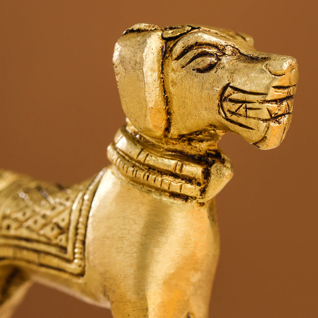Brass Dog Figurine (3 Inch) - Image 5