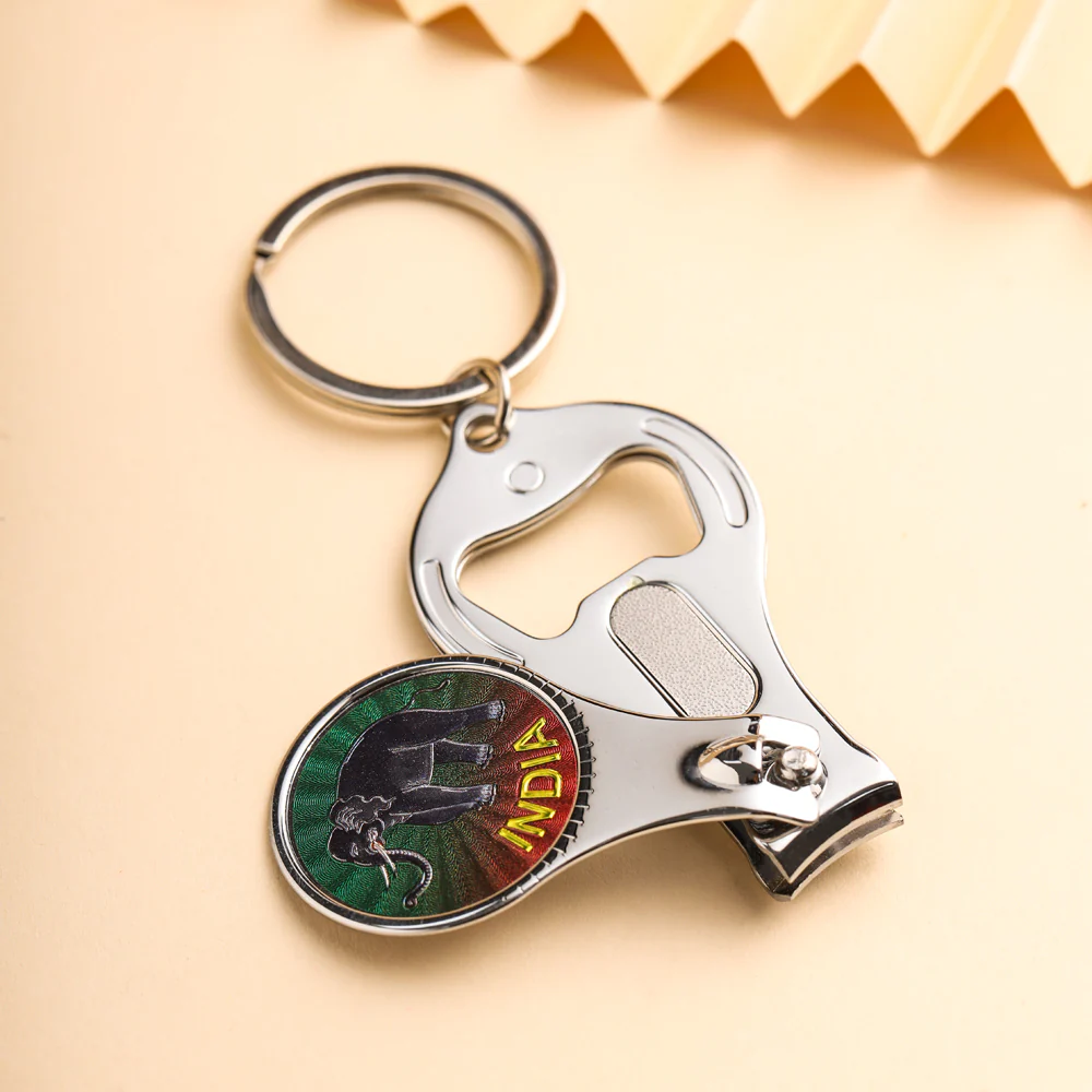 Elephant Nailcutter keychain Set Of Two (3 Inch) - Image 4
