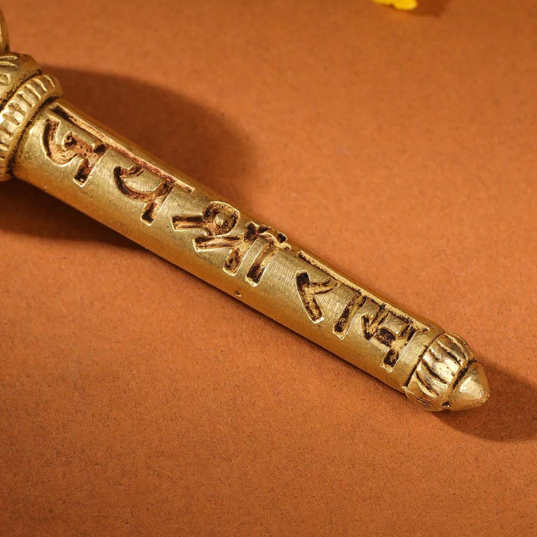 Brass Handcrafted Hanuman Mace/Gada (3 Sizes) - Image 5
