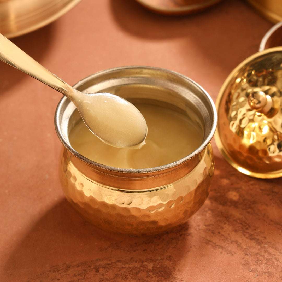 Brass Ghee Pot (4 Inch) - Image 2