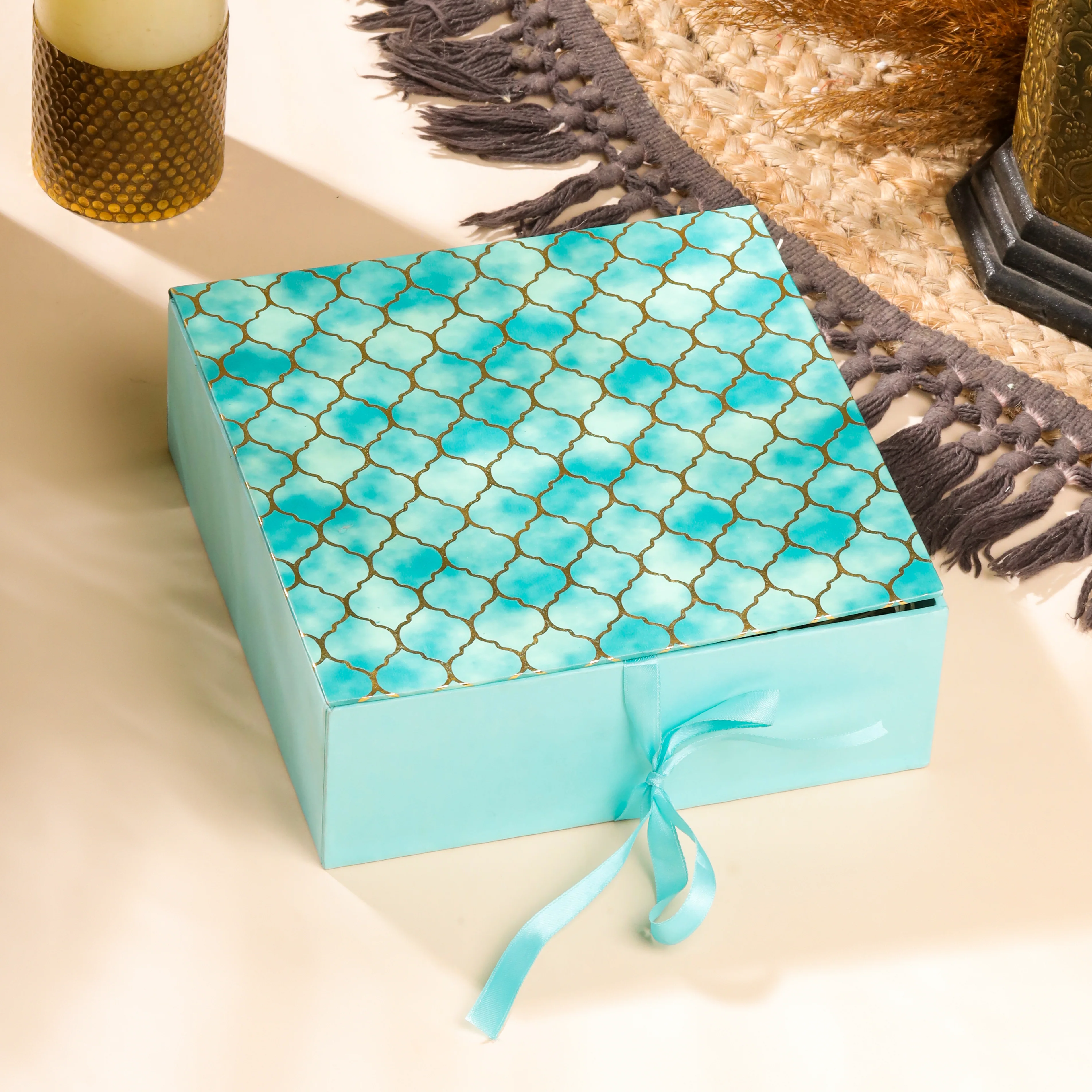 Brass Thali Pooja Gift Hamper - Image 3