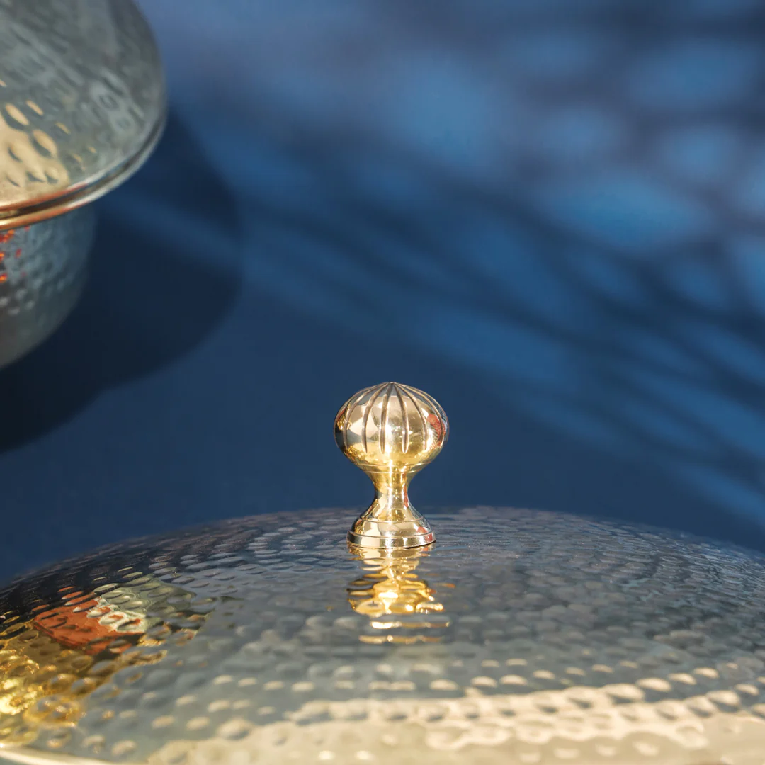 Brass Handi/Lagan With Lid (8.5 Inch) - Image 5