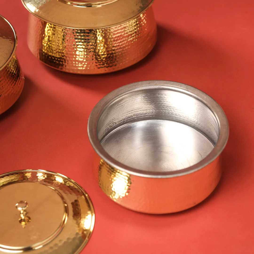 Brass Handi With Lid - Image 6