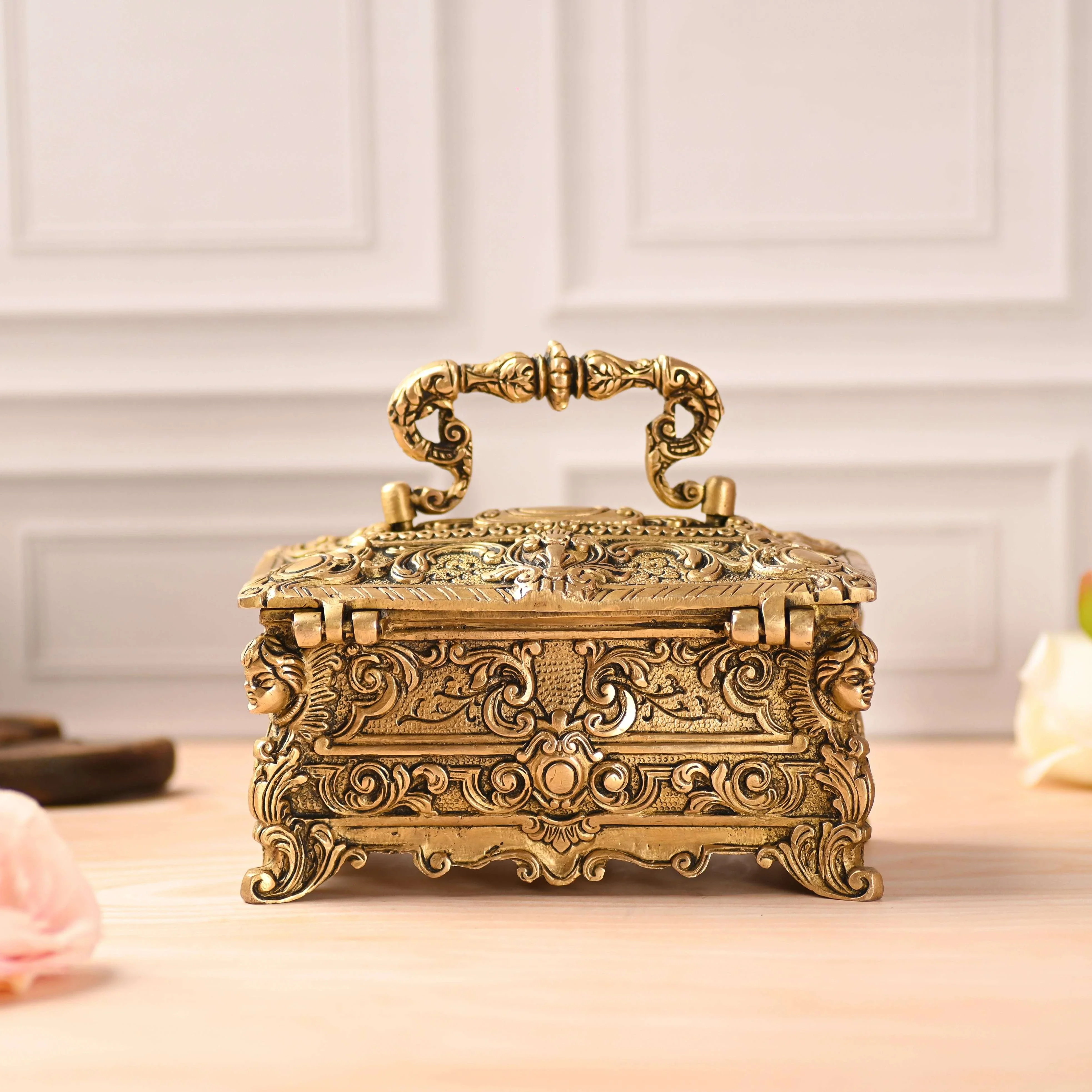 Brass Jewellery Box (4.5 Inch) - Image 5