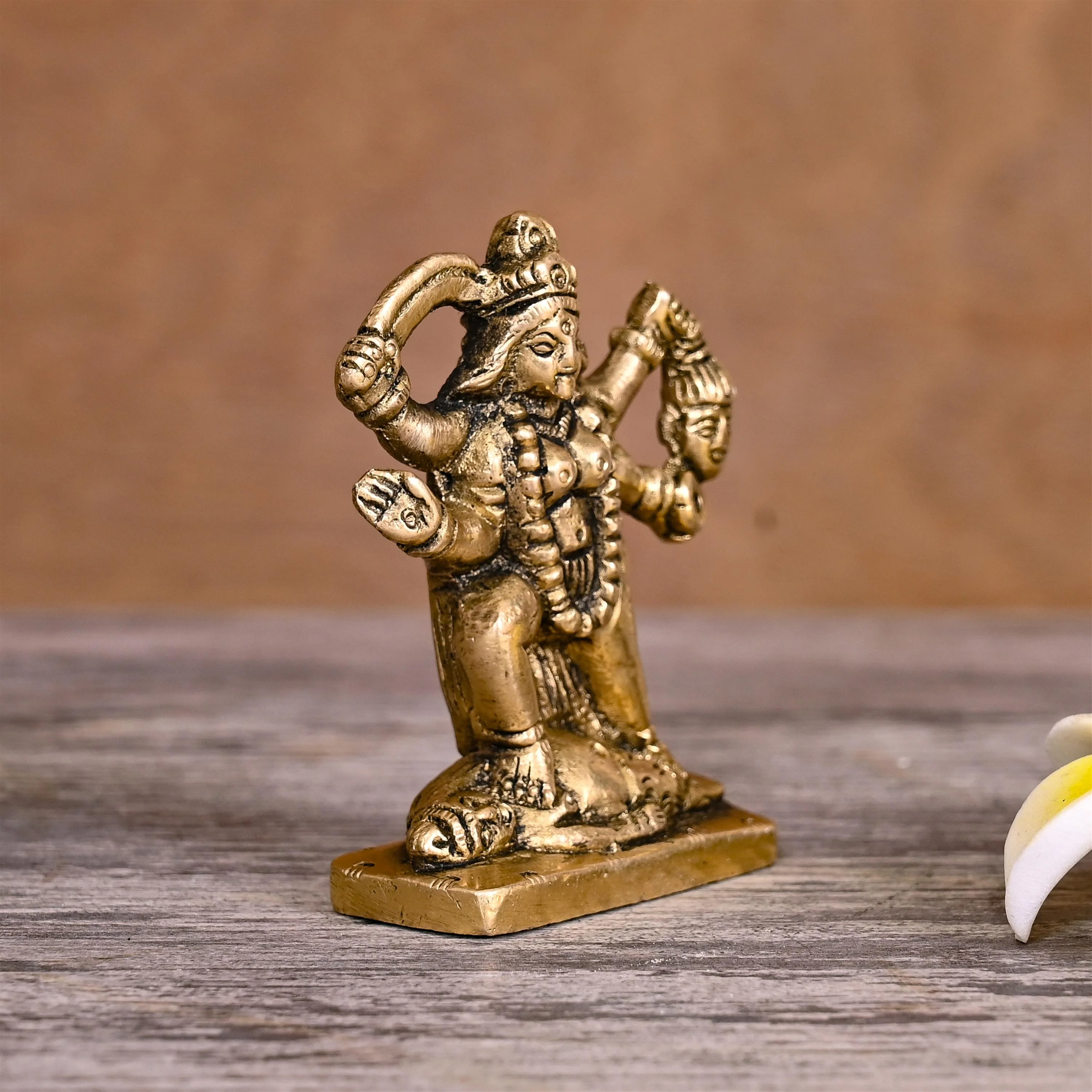 Brass Standing Kali Maa Idol (2.5 Inch) - Image 2