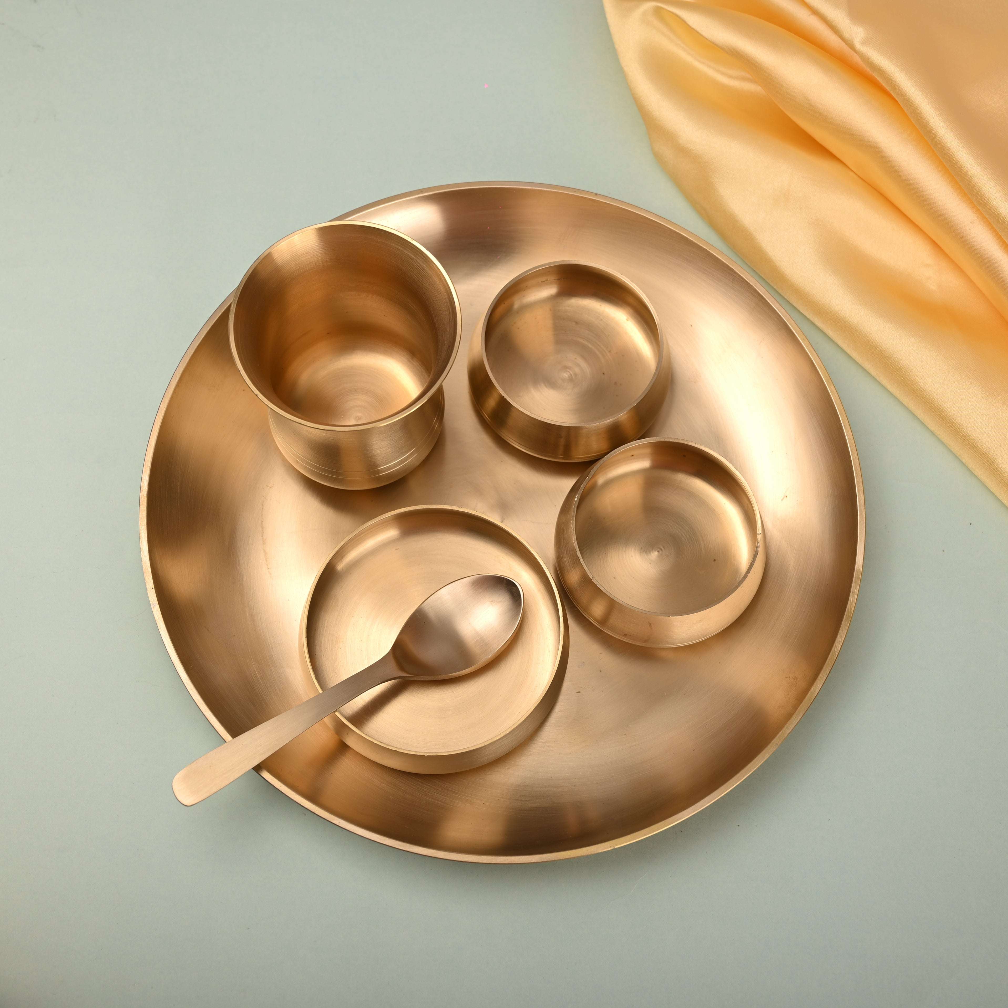 Kansa Luxury Dinner Serving Set - Image 2
