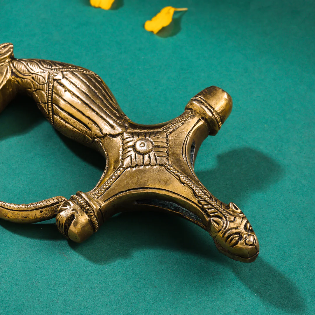 Brass Lion Sword Handle (3.5 Inch) - Image 3