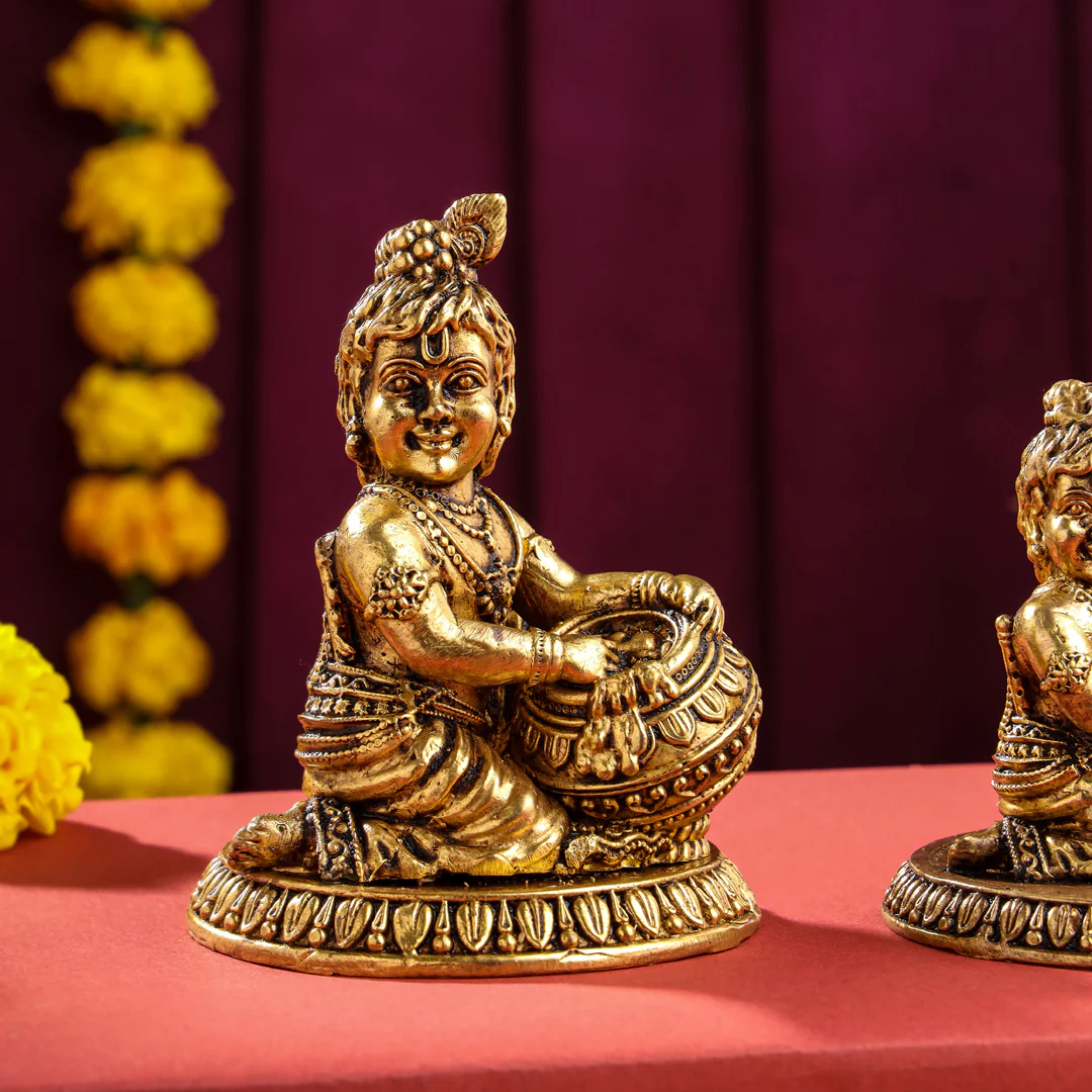 Brass Superfine Laddu Gopal Idol - Image 2