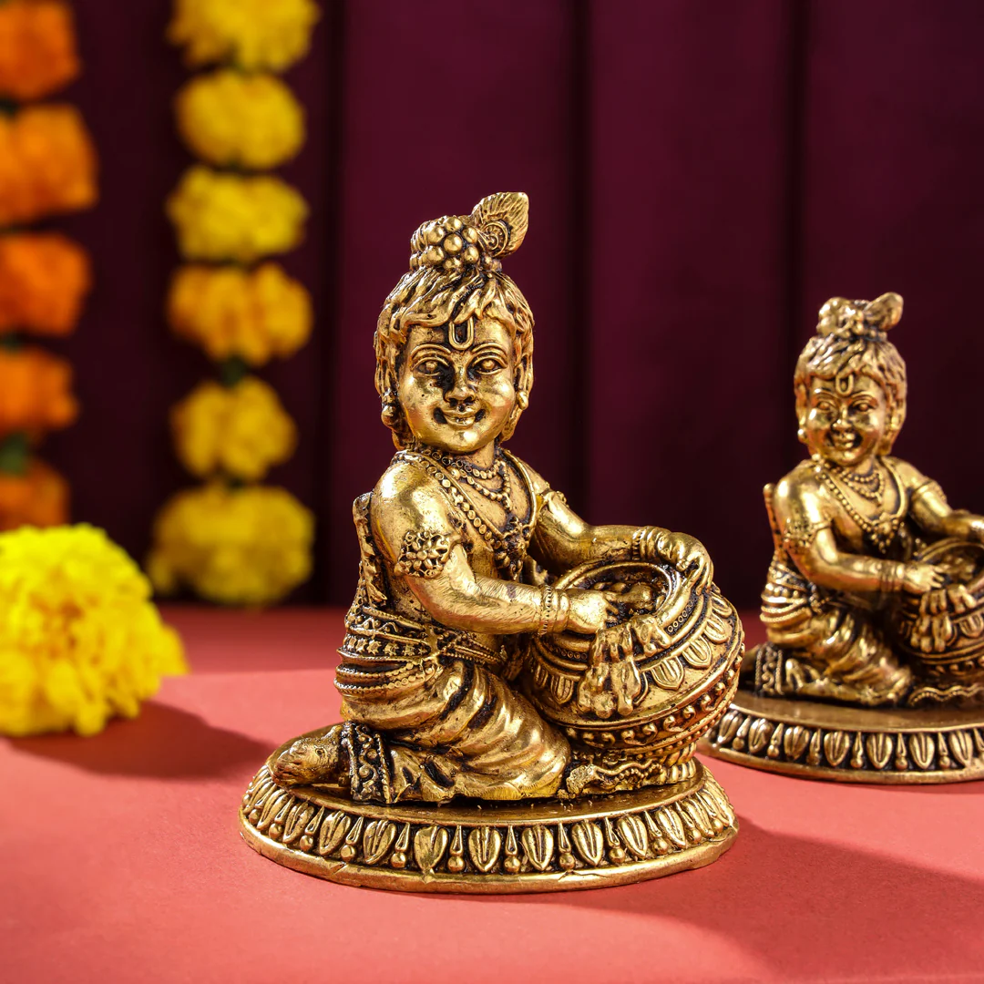 Brass Superfine Laddu Gopal Idol - Image 4