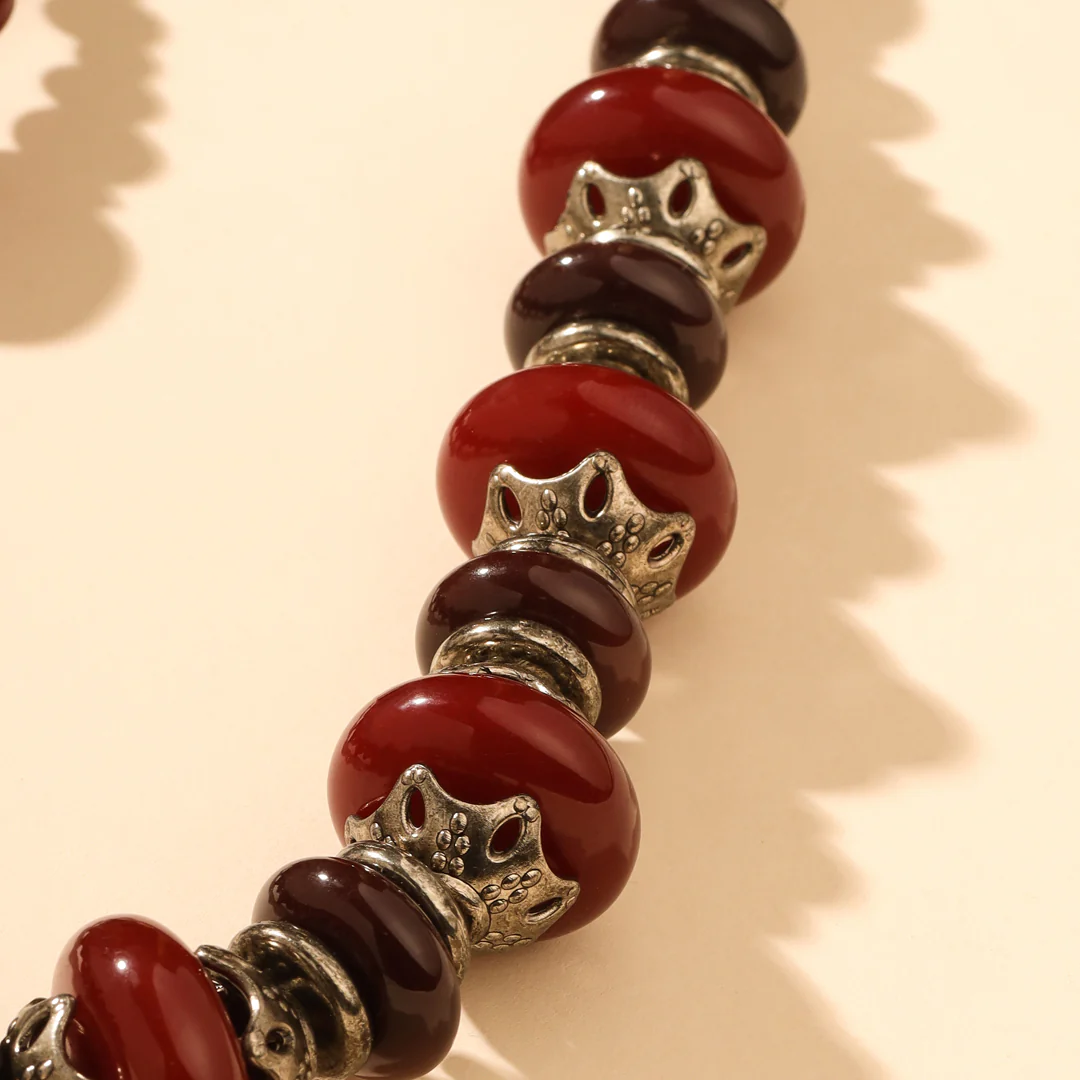 Resin Beaded Necklace - Image 3