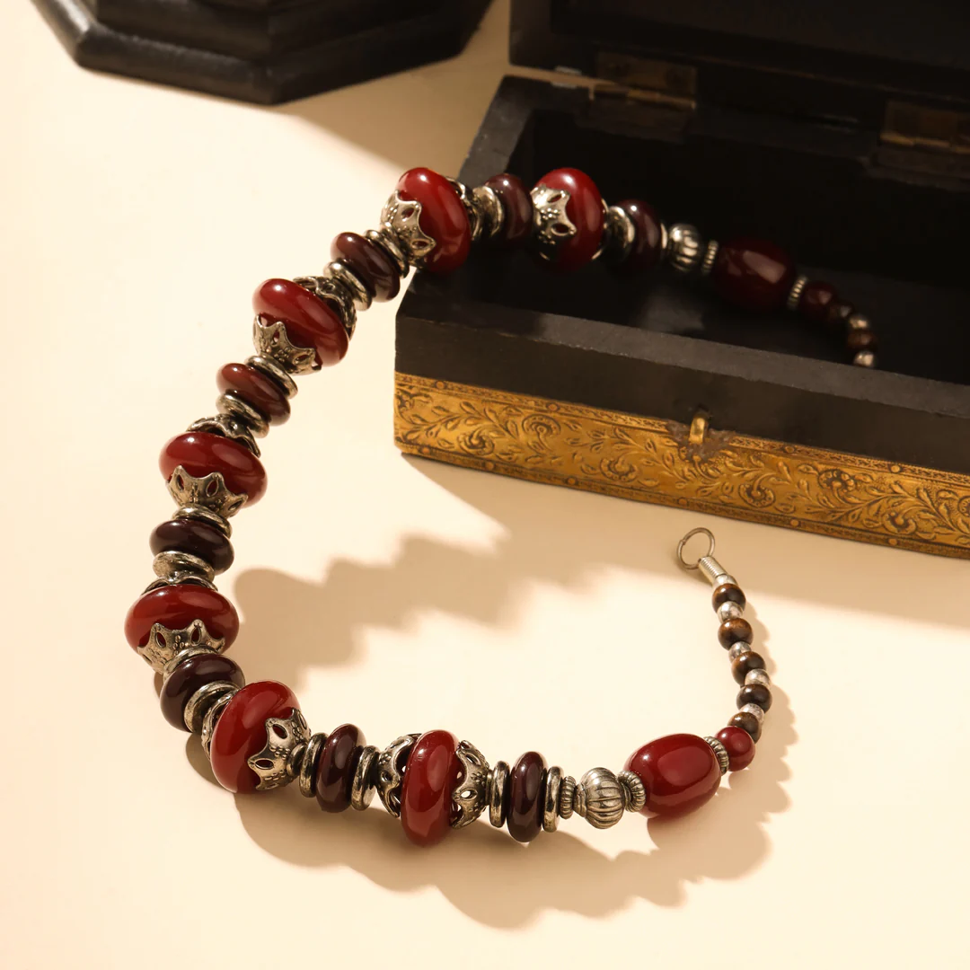 Resin Beaded Necklace - Image 5