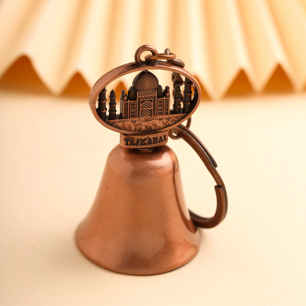 Taj mahal Bell Keychain Set Of Three (4.5 Inch) - Image 3