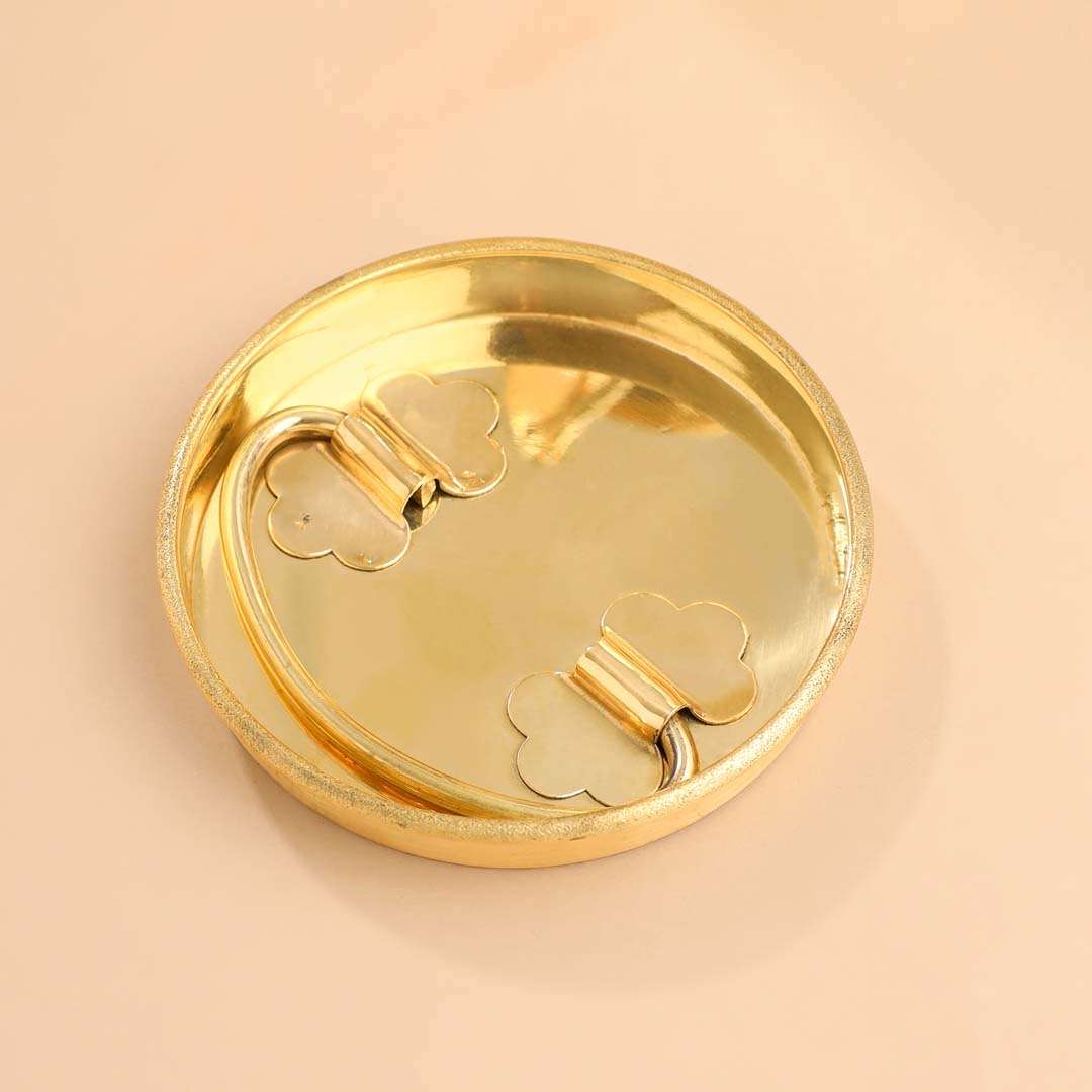 Brass Milk Pot With Lid - Image 5